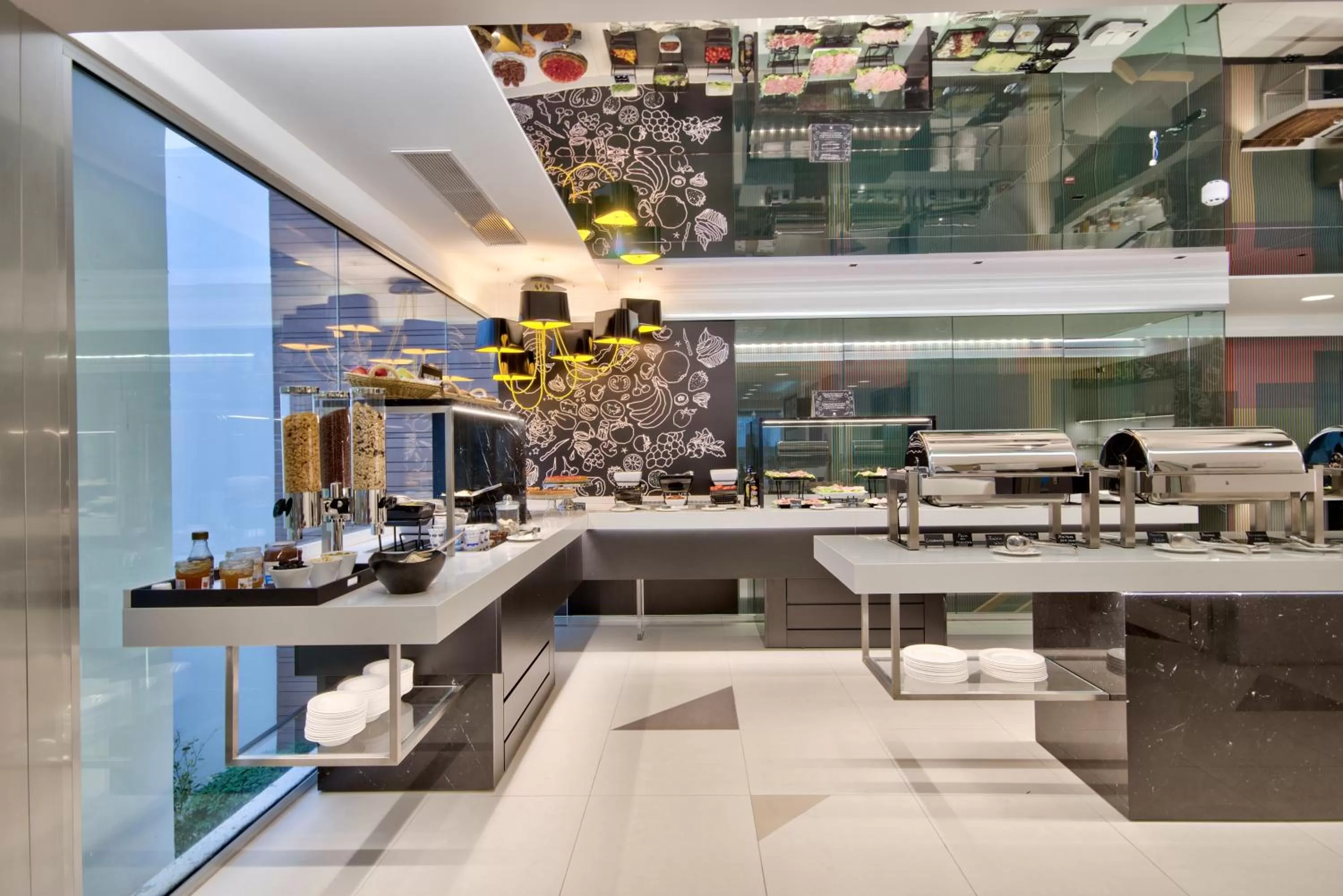 Buffet breakfast in Hotel Valentina