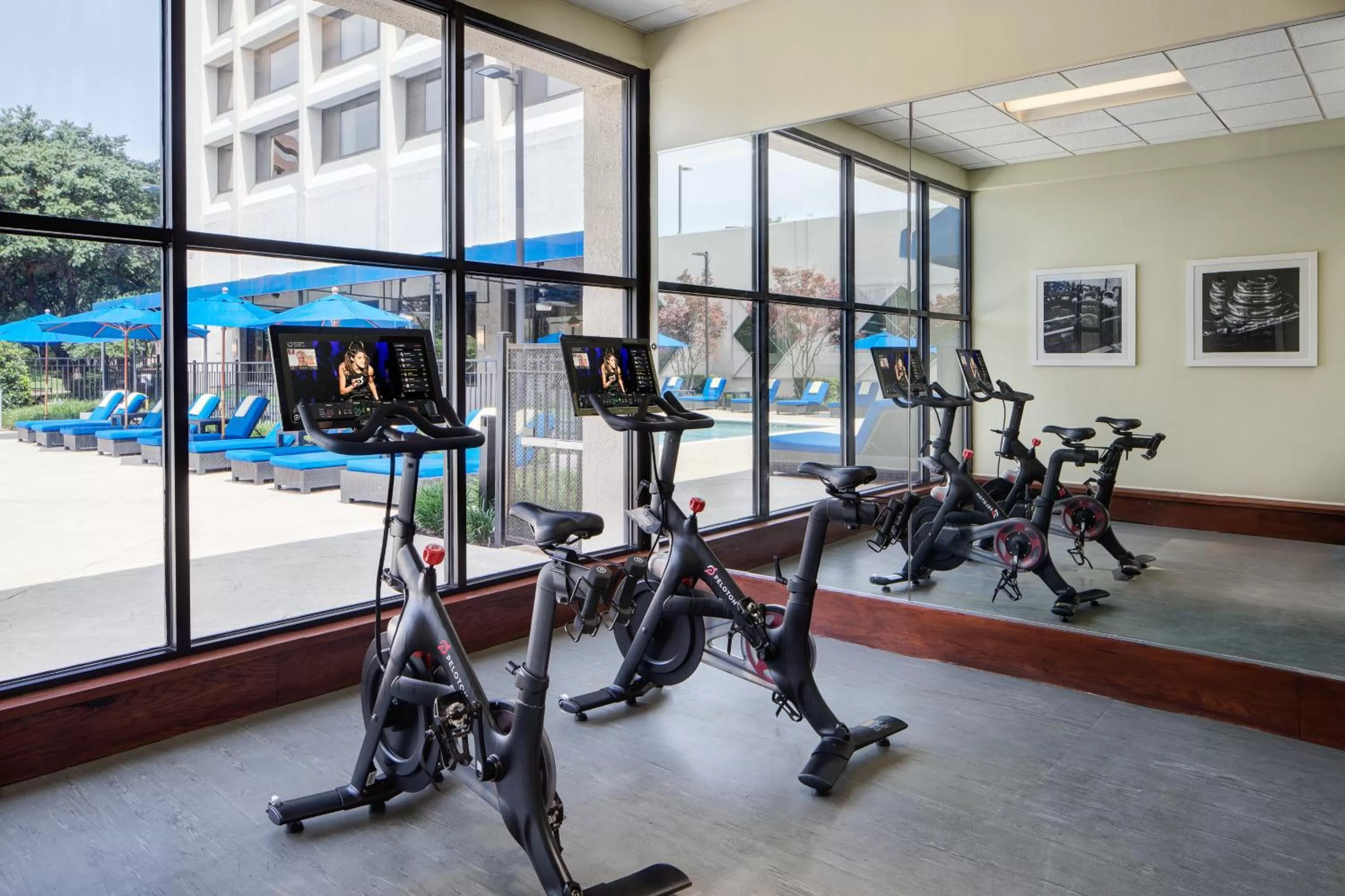 Fitness centre/facilities in Dallas-Addison Marriott Quorum by the Galleria