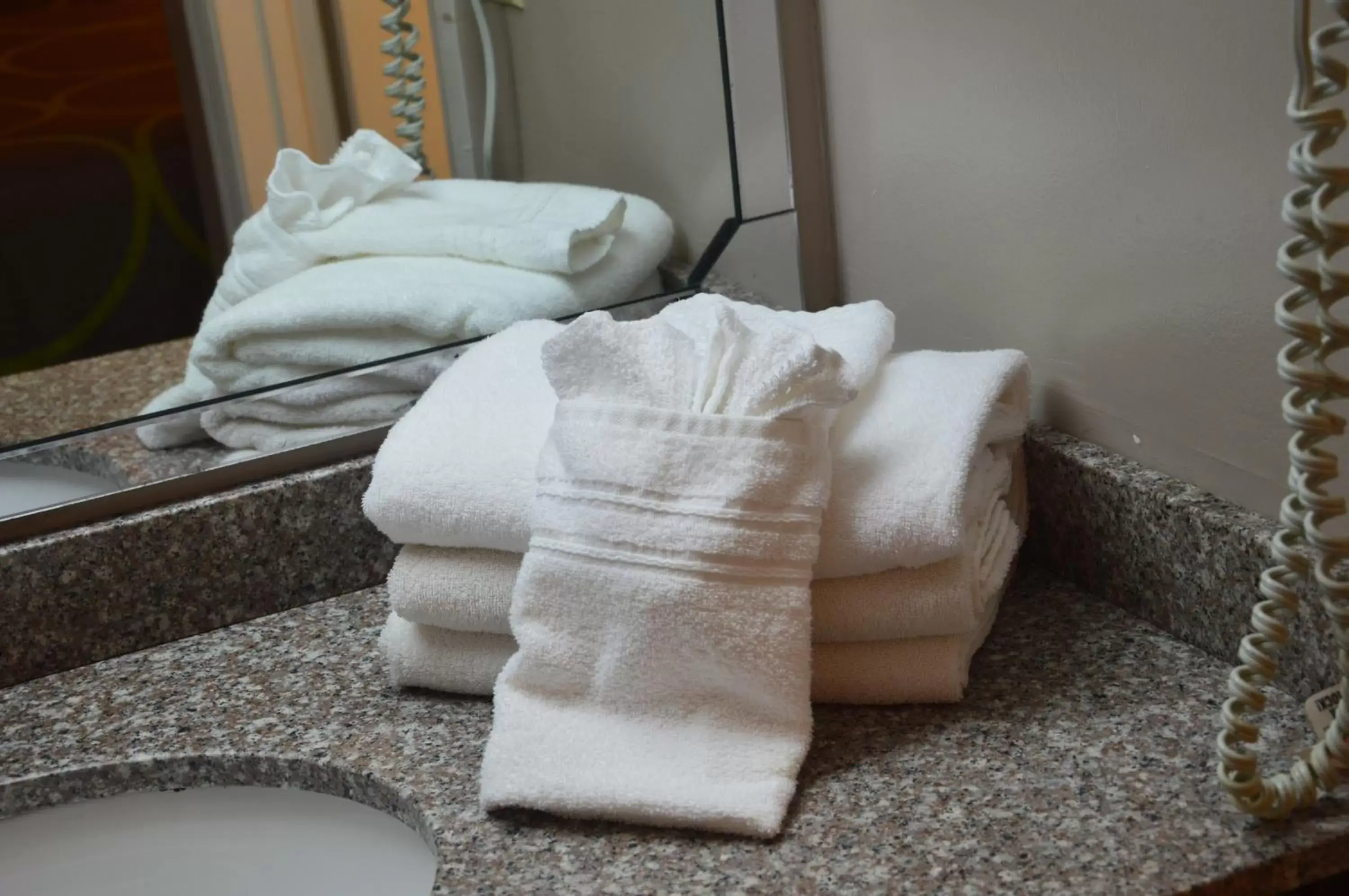 Queen Room with Two Queen Beds - Smoking in Super 8 by Wyndham Madison Queen Room with Two Queen Beds - Smoking in Super 8 by Wyndham Madison