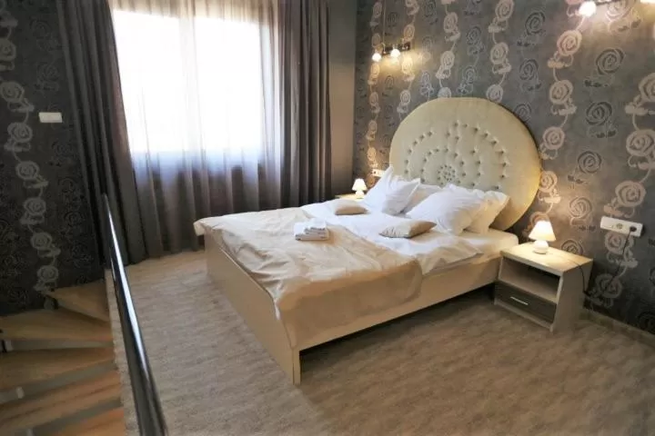 Bed in Hotel Neptun
