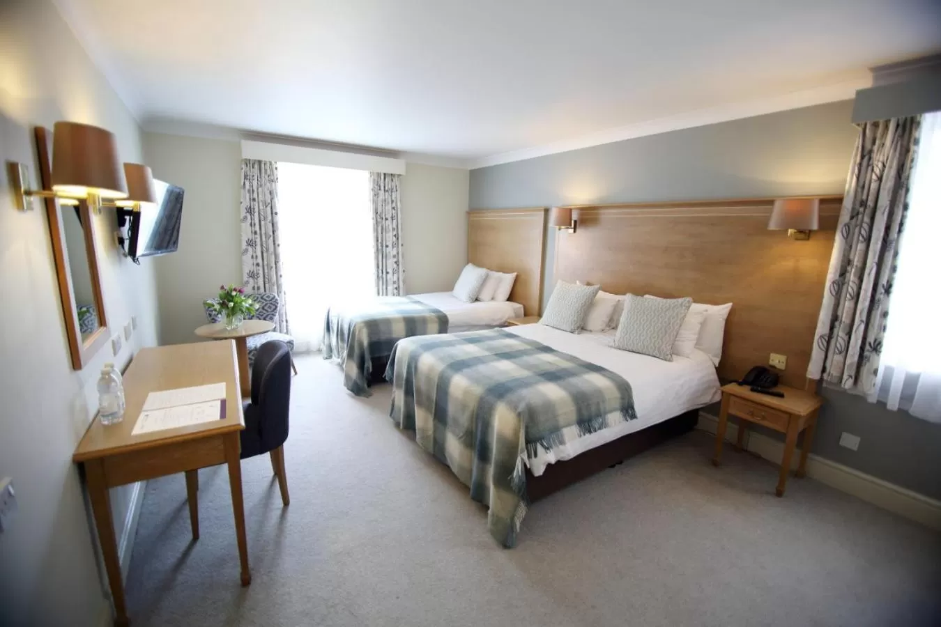 Bed in Mercure Gloucester Bowden Hall Hotel