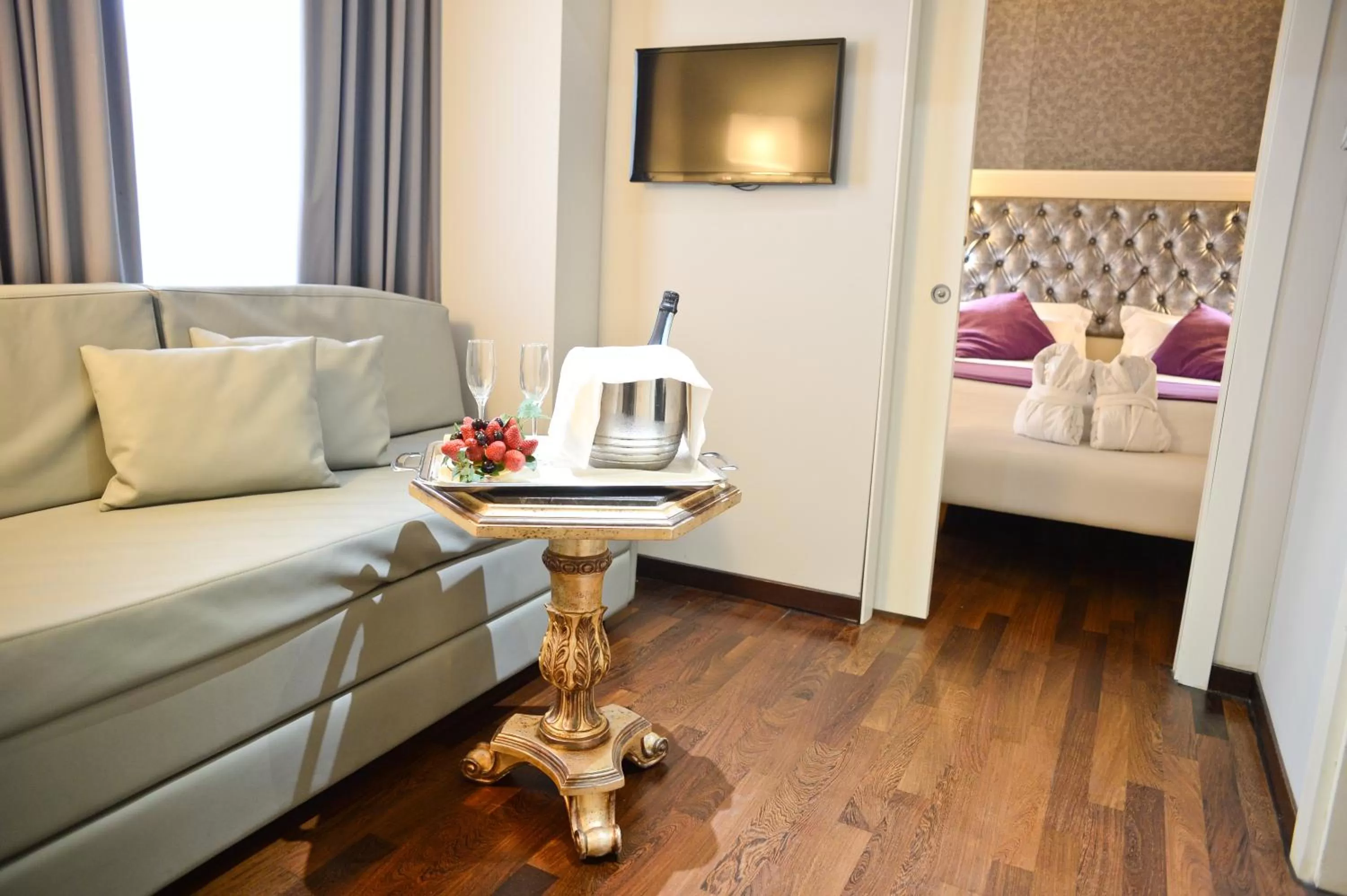 Living room in Trilussa Palace Hotel Congress & Spa