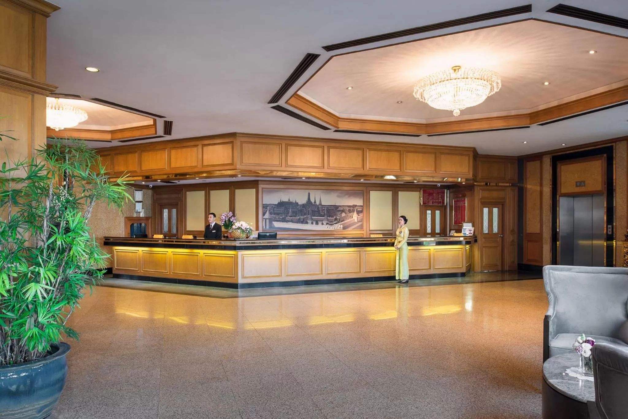Lobby or reception in Prince Palace Hotel Bangkok