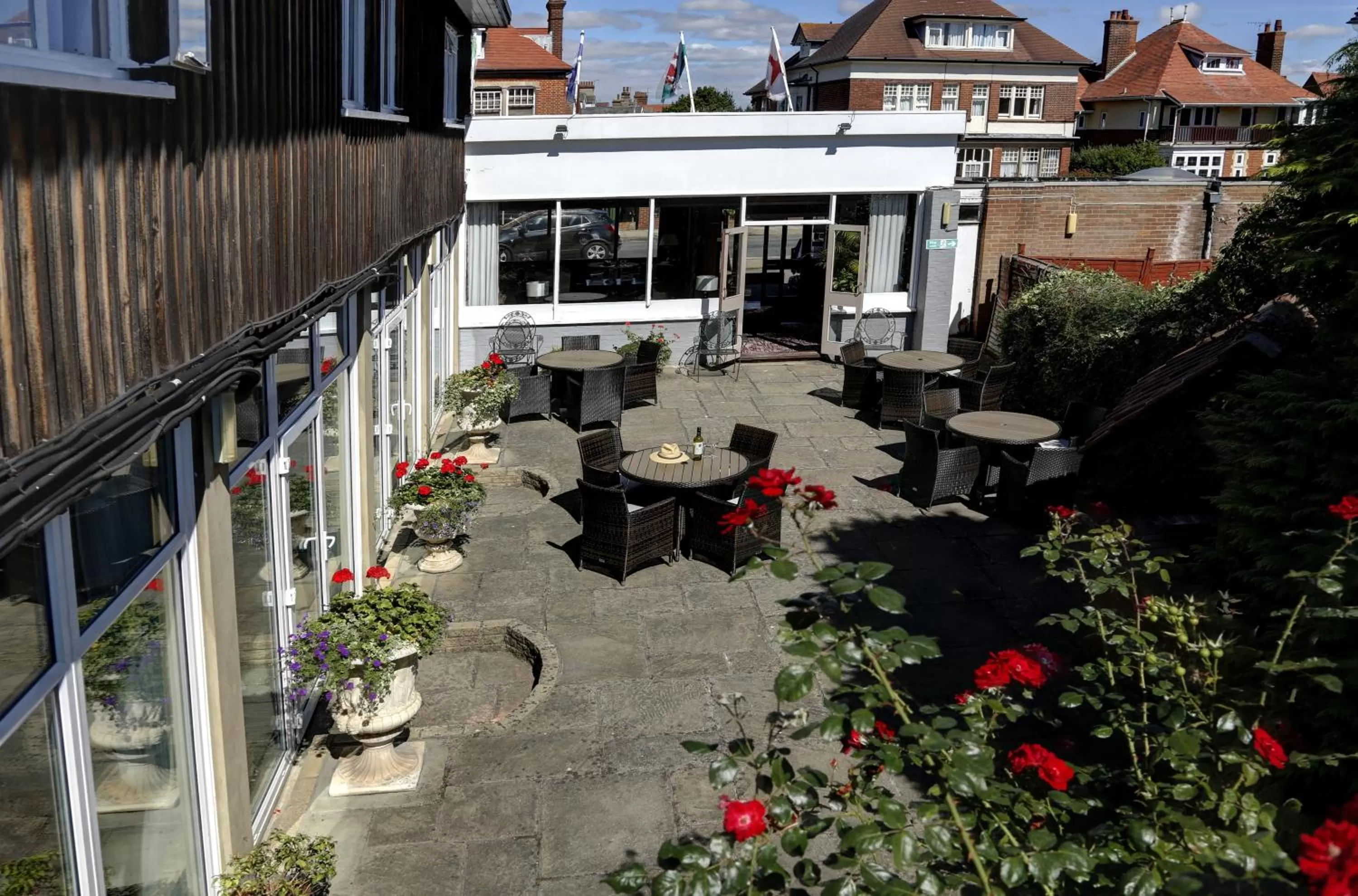 Patio in Best Western Brook Hotel