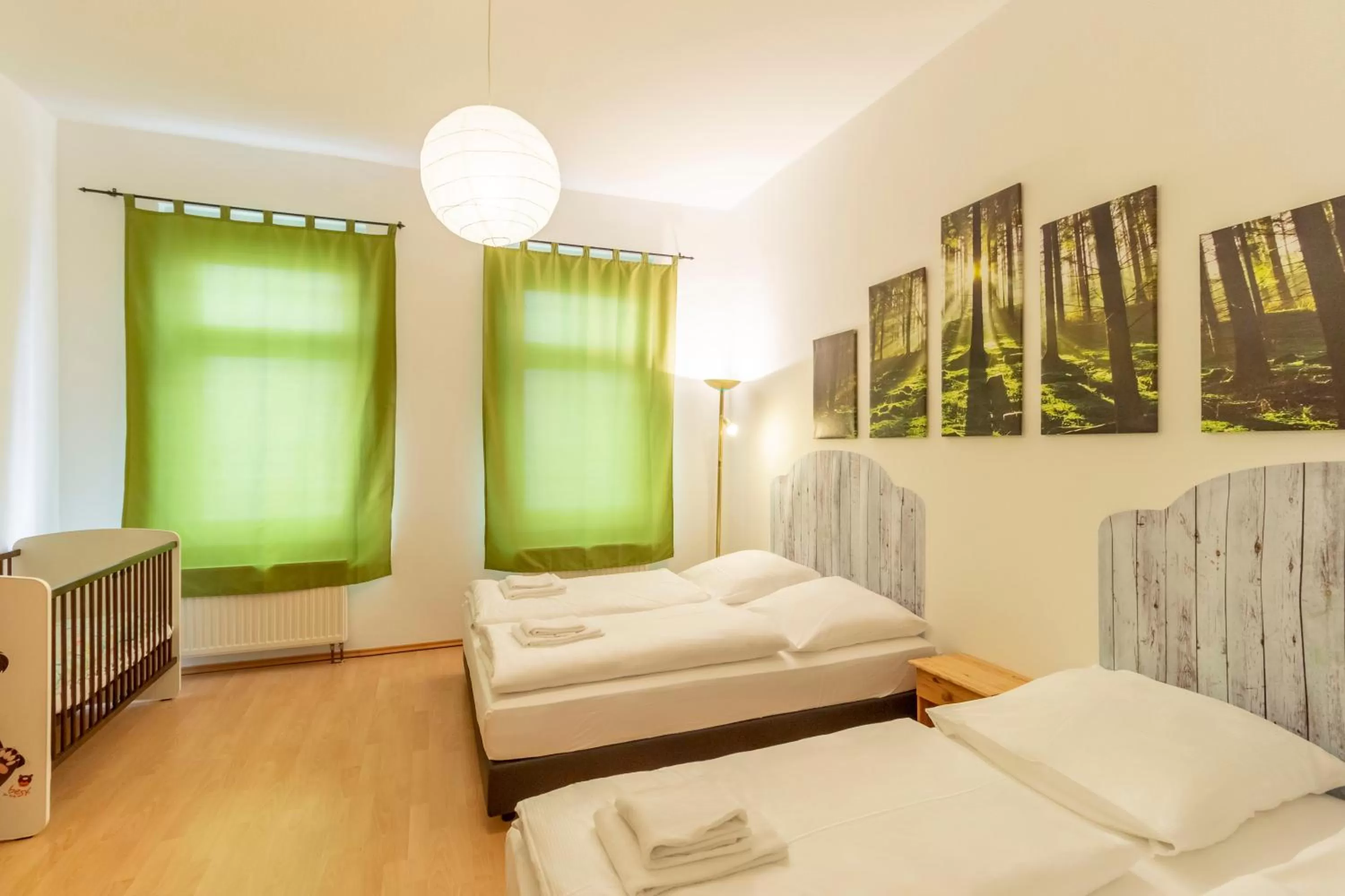 Bed in Hotel Markgraf Leipzig