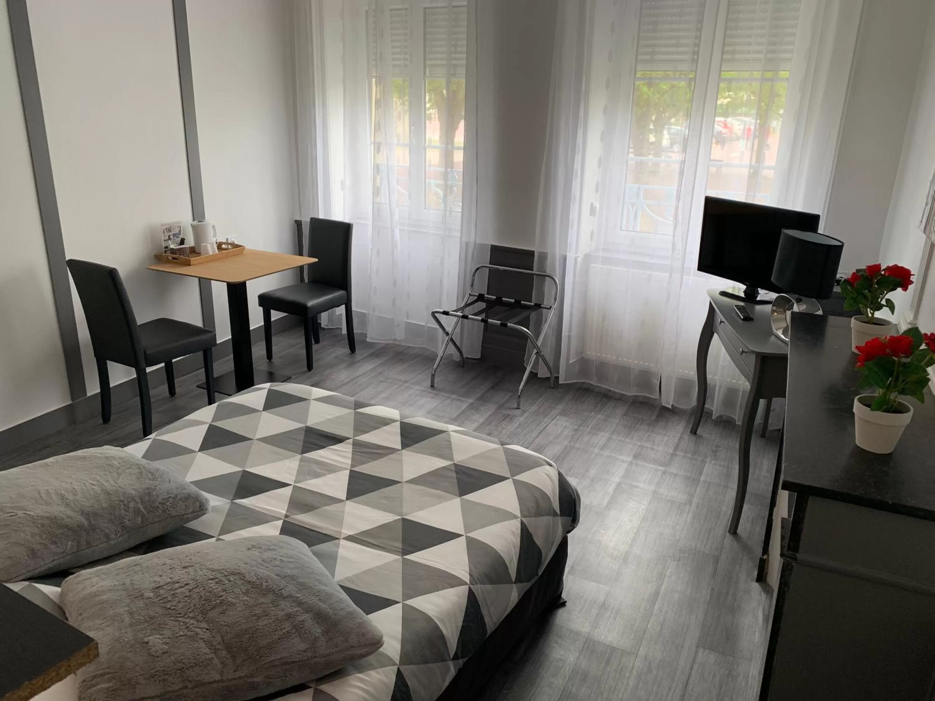 Bed in Chambres d'hôtes de l'Eglise