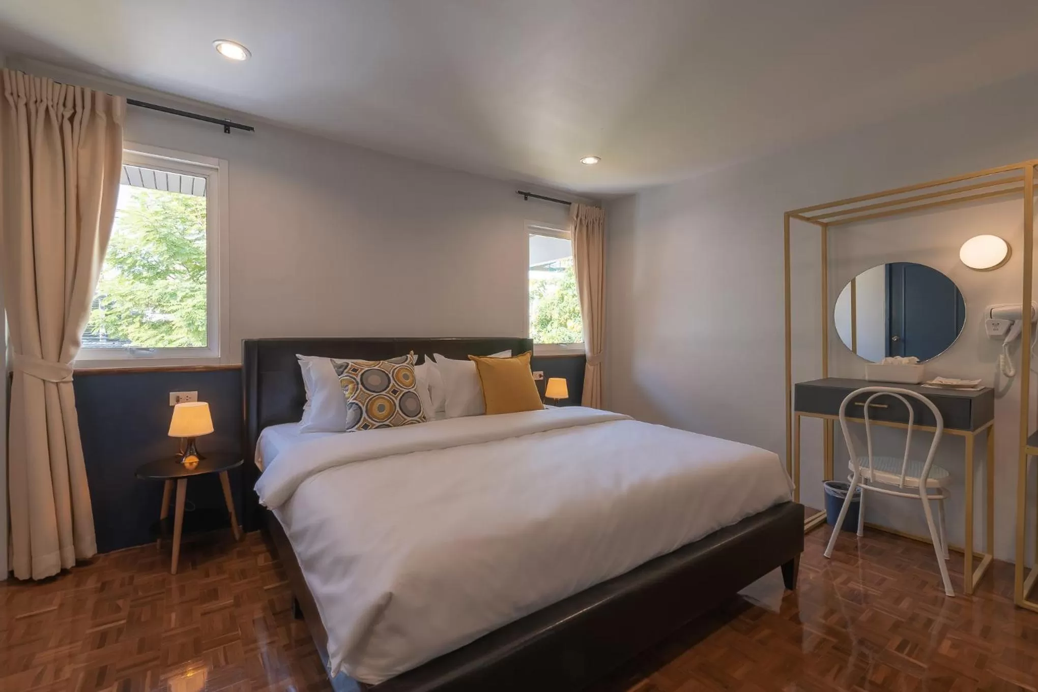 Bed in The Mellow Pillow Hotel @ Chiang Mai Gate