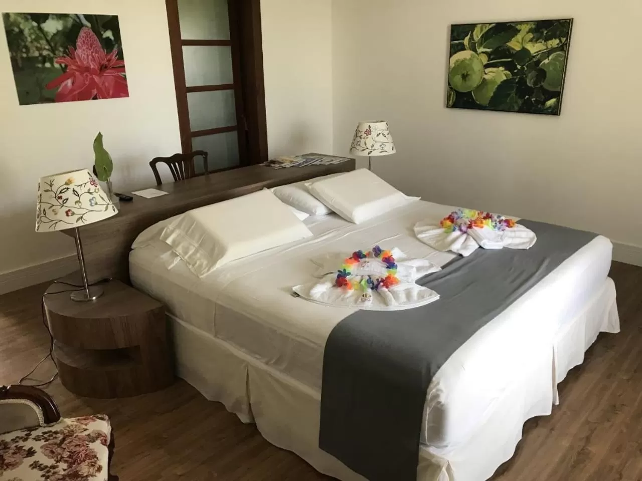 Bed in Pousada Sitio da Bia