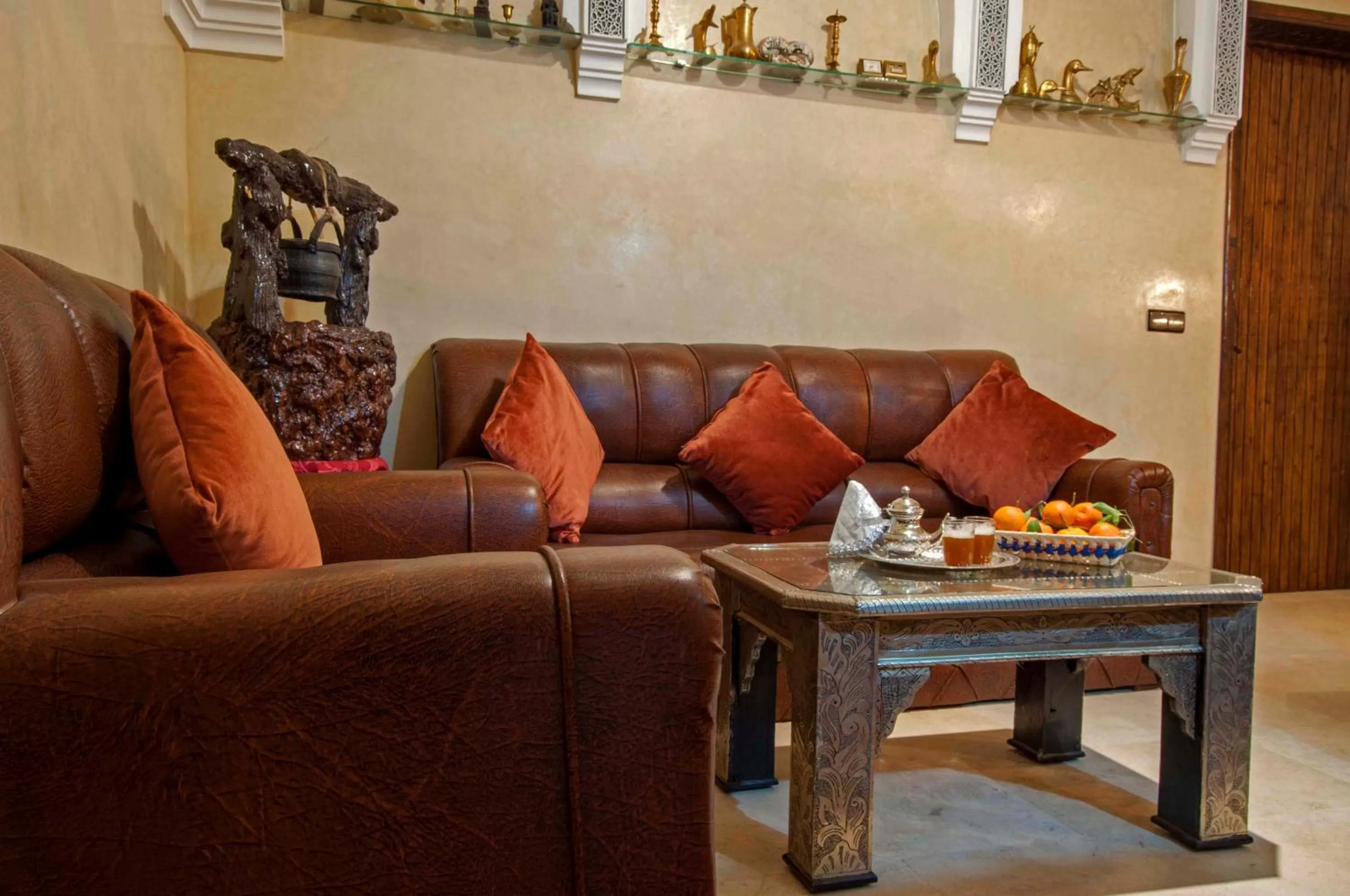 Seating Area in Riad Merzouga