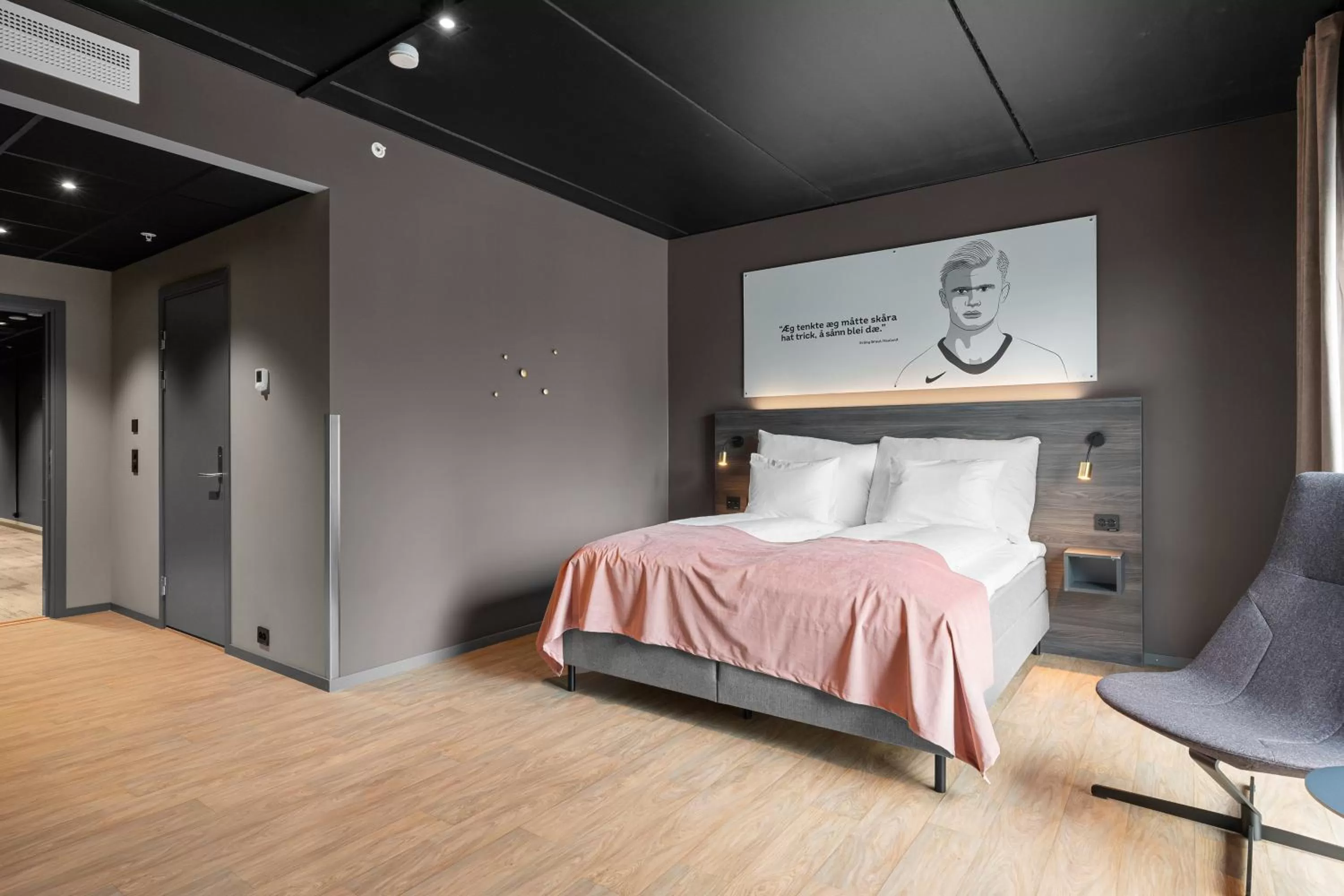 Bed in Hotell Jæren