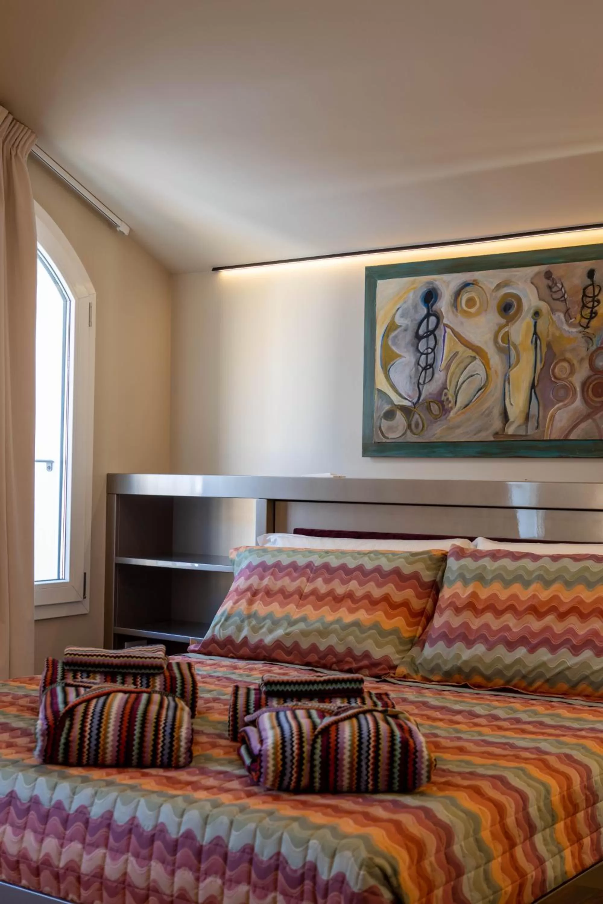 Bedroom, Bed in Vespasiani Suites