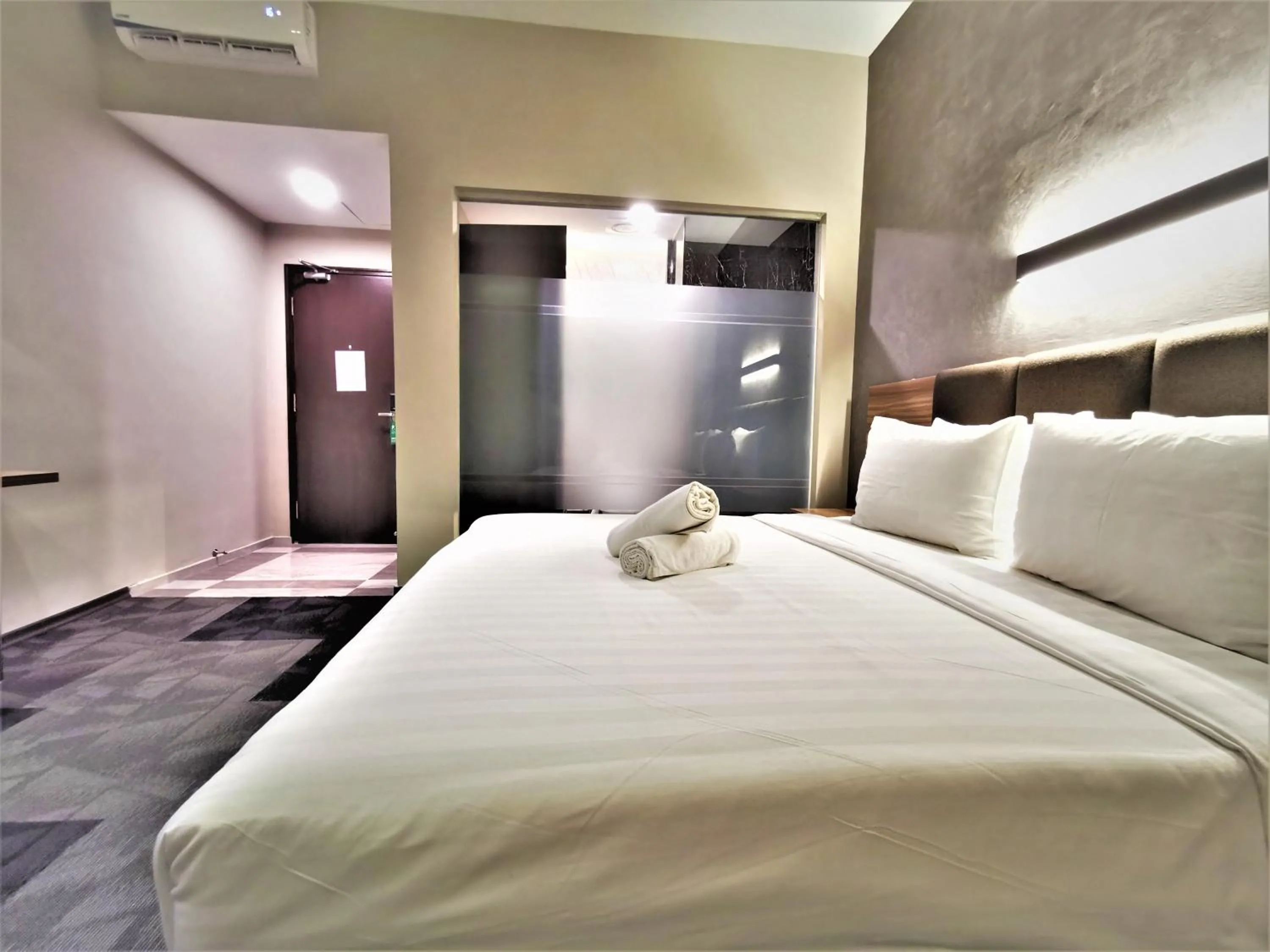 Bed in Prestigo Hotel - Johor Bharu