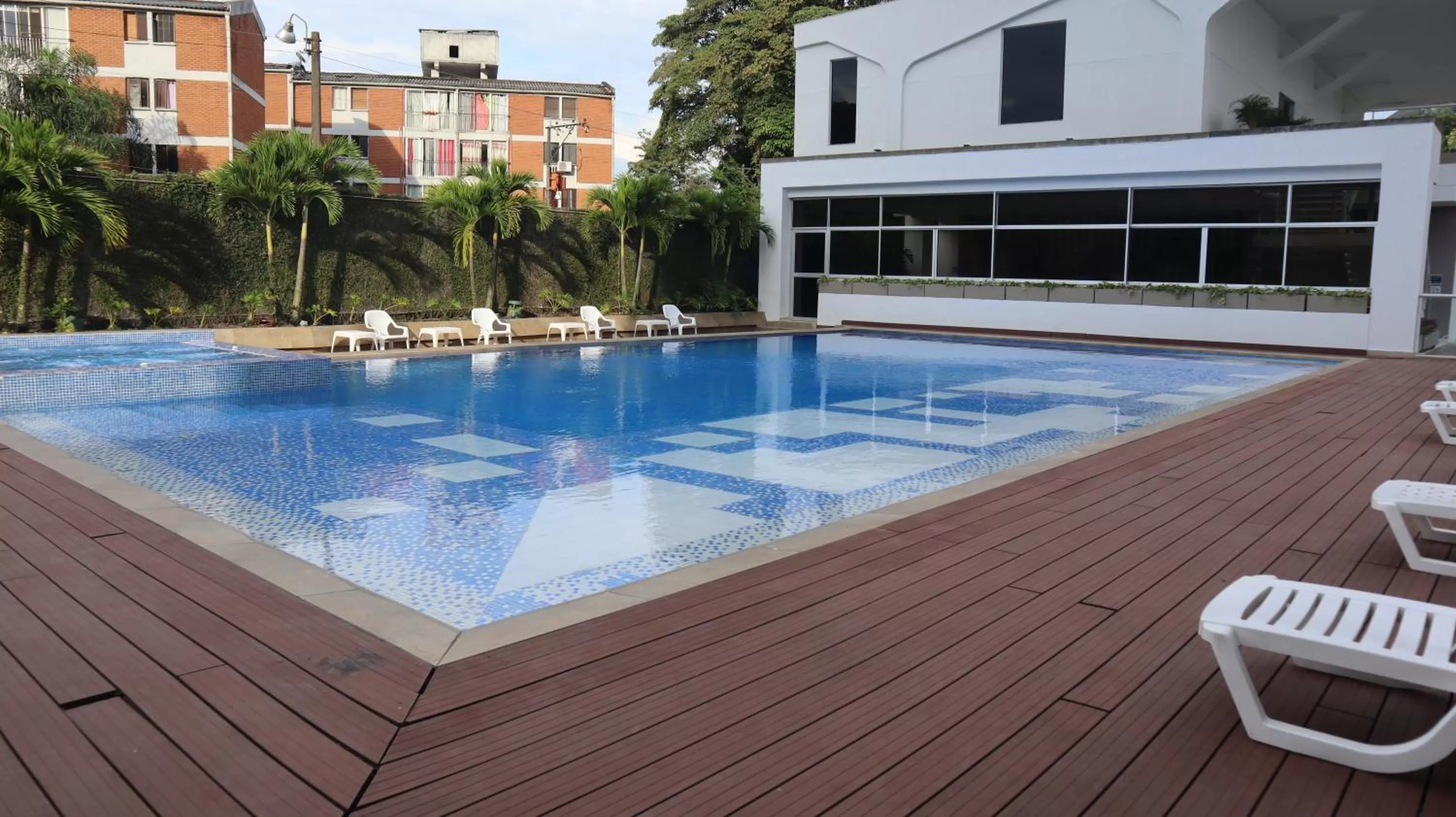Swimming pool in Hotel Blue 66