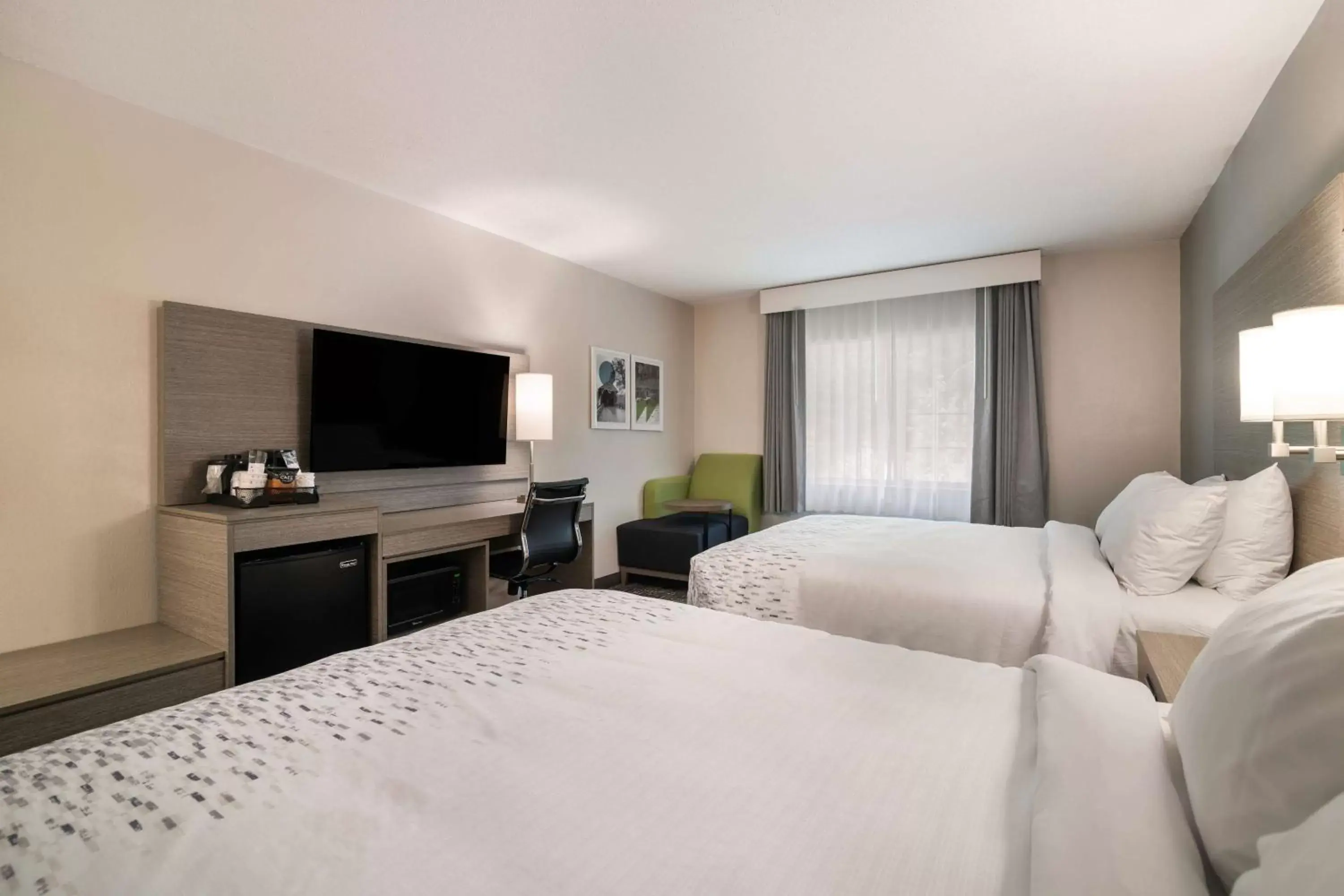 Queen Room with Two Queen Beds - Pool View in Best Western Plymouth Inn-White Mountains Queen Room with Two Queen Beds - Pool View in Best Western Plymouth Inn-White Mountains