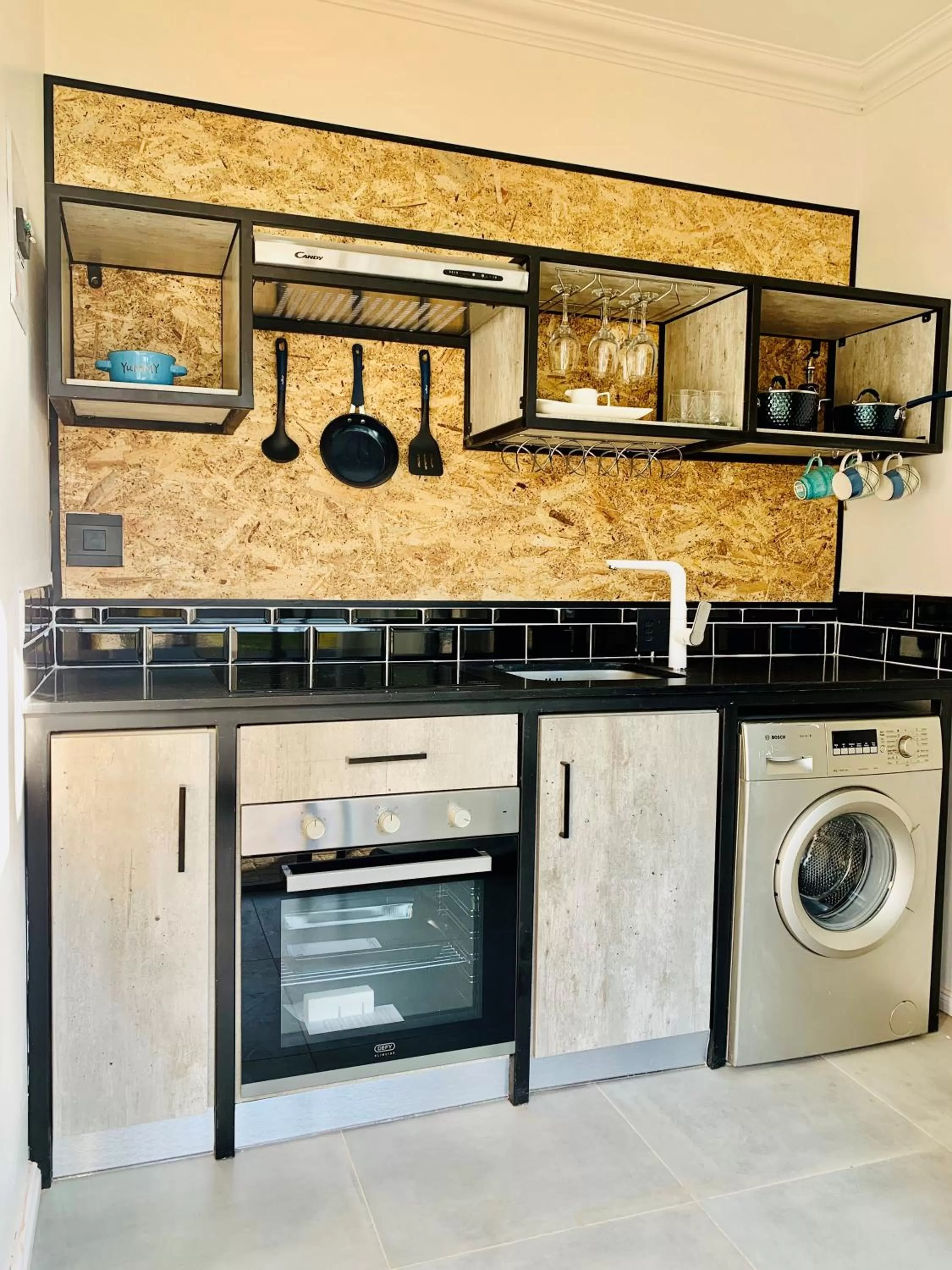 Kitchen or kitchenette, Kitchen/Kitchenette in 24 On Basil Inventive suites