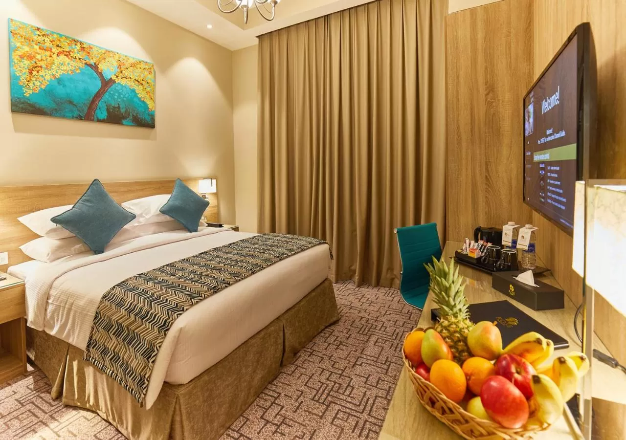 Bedroom, Bed in Rose Plaza Hotel Al Barsha