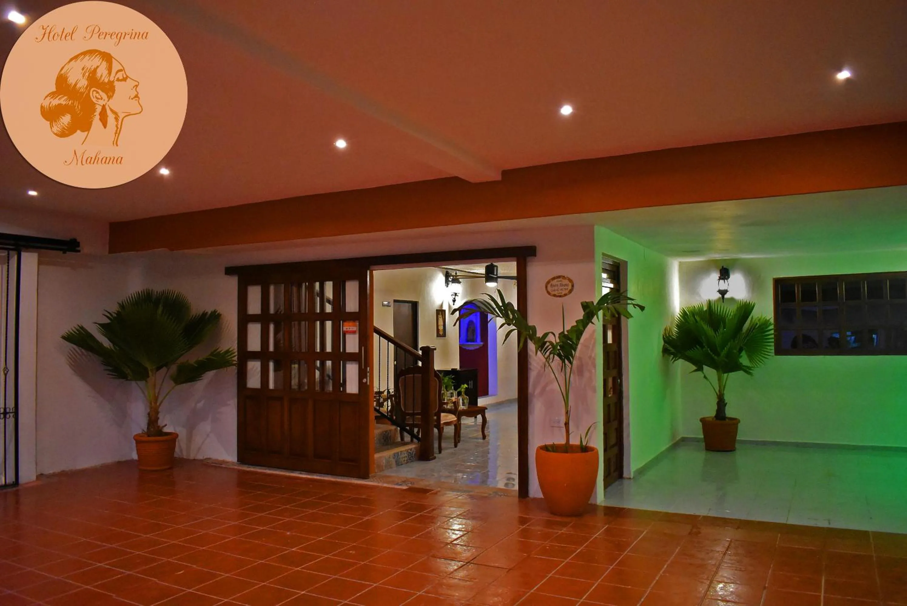 Lobby or reception in Hotel Peregrina