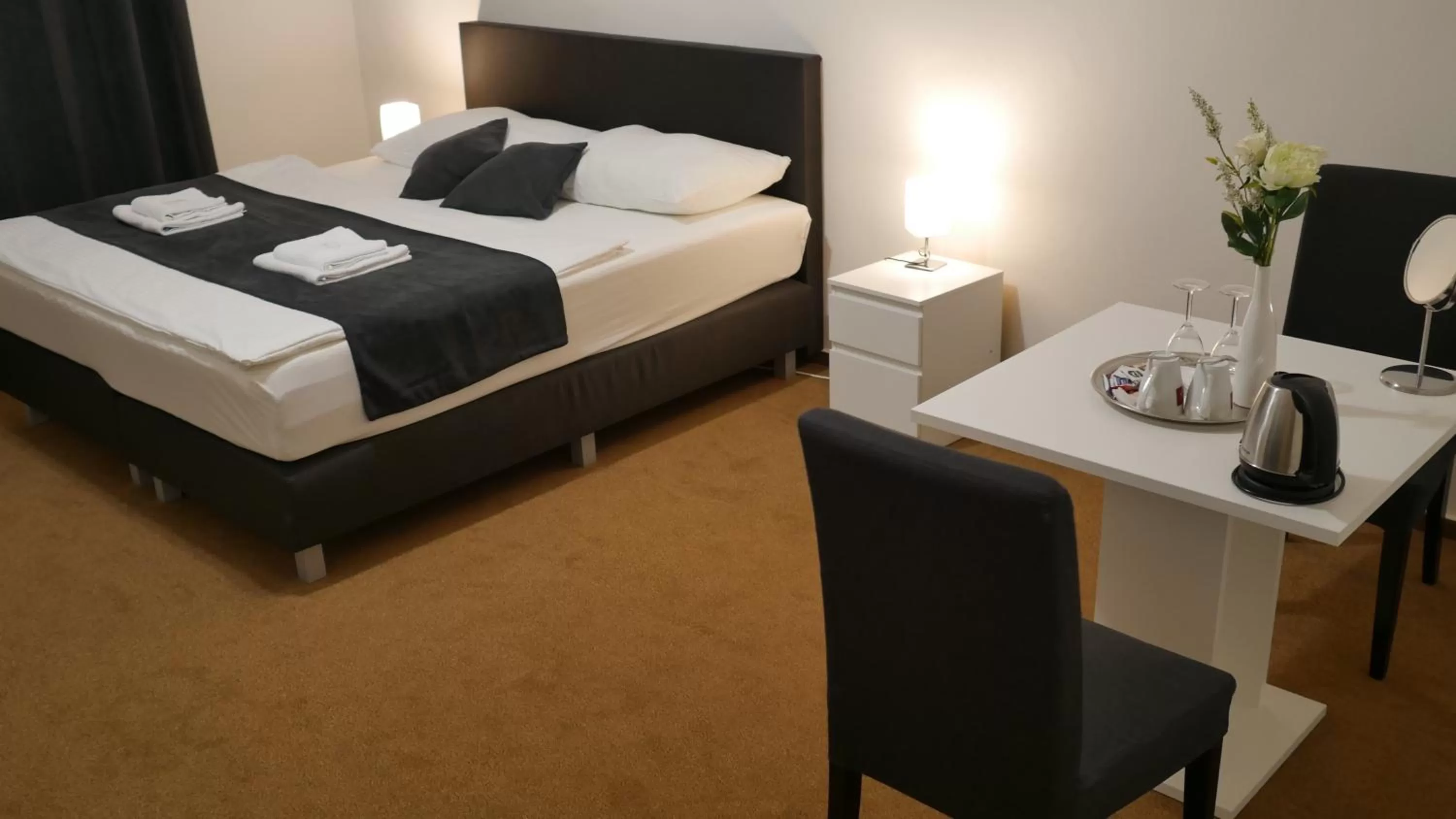 Bed in Hotel Bílý Koníček