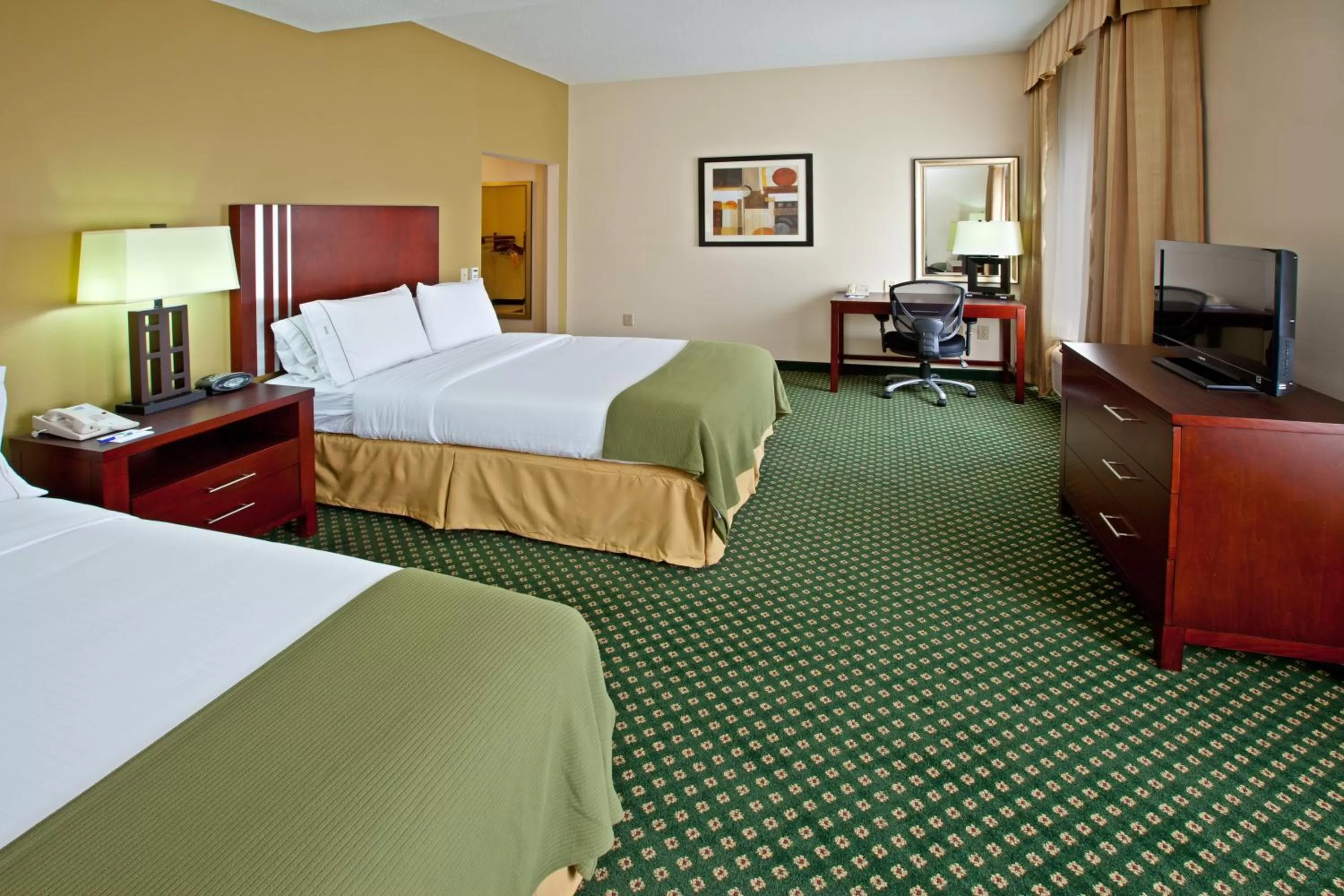 Double Room with Two Double Beds - Non-Smoking in Holiday Inn Express Hotel & Suites Indianapolis - East, an IHG Hotel