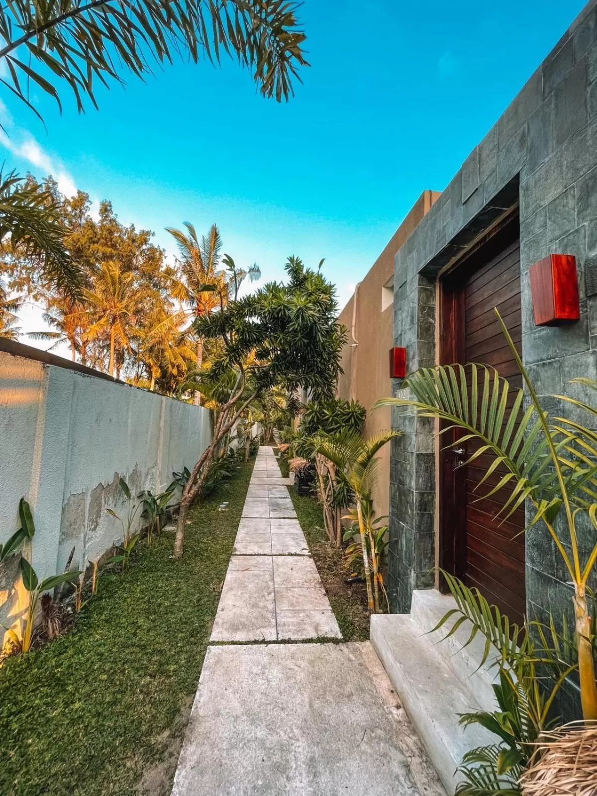 Garden view in Taj Maza Sunset Villas