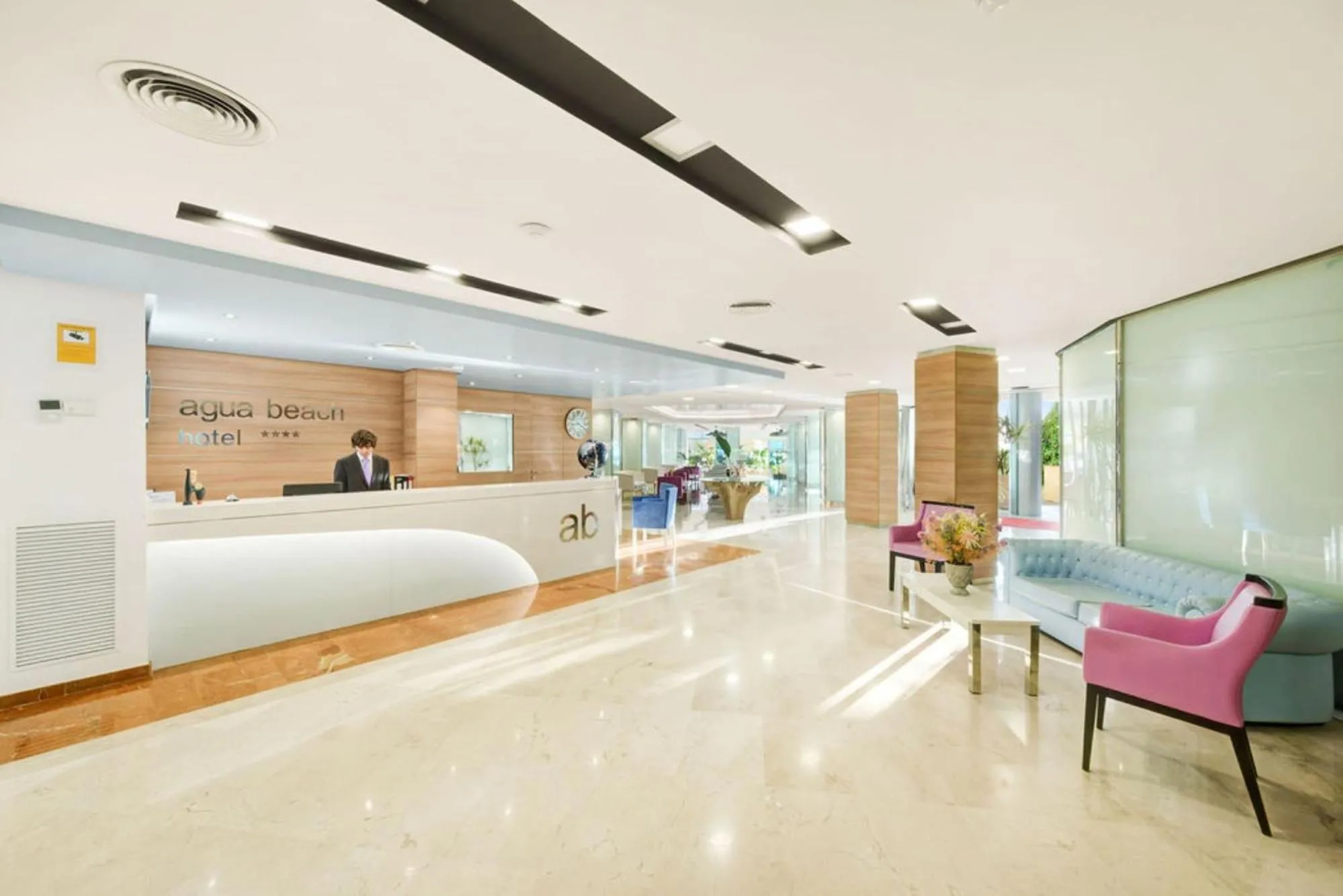 Lobby or reception in Hotel Agua Beach "Adults only"