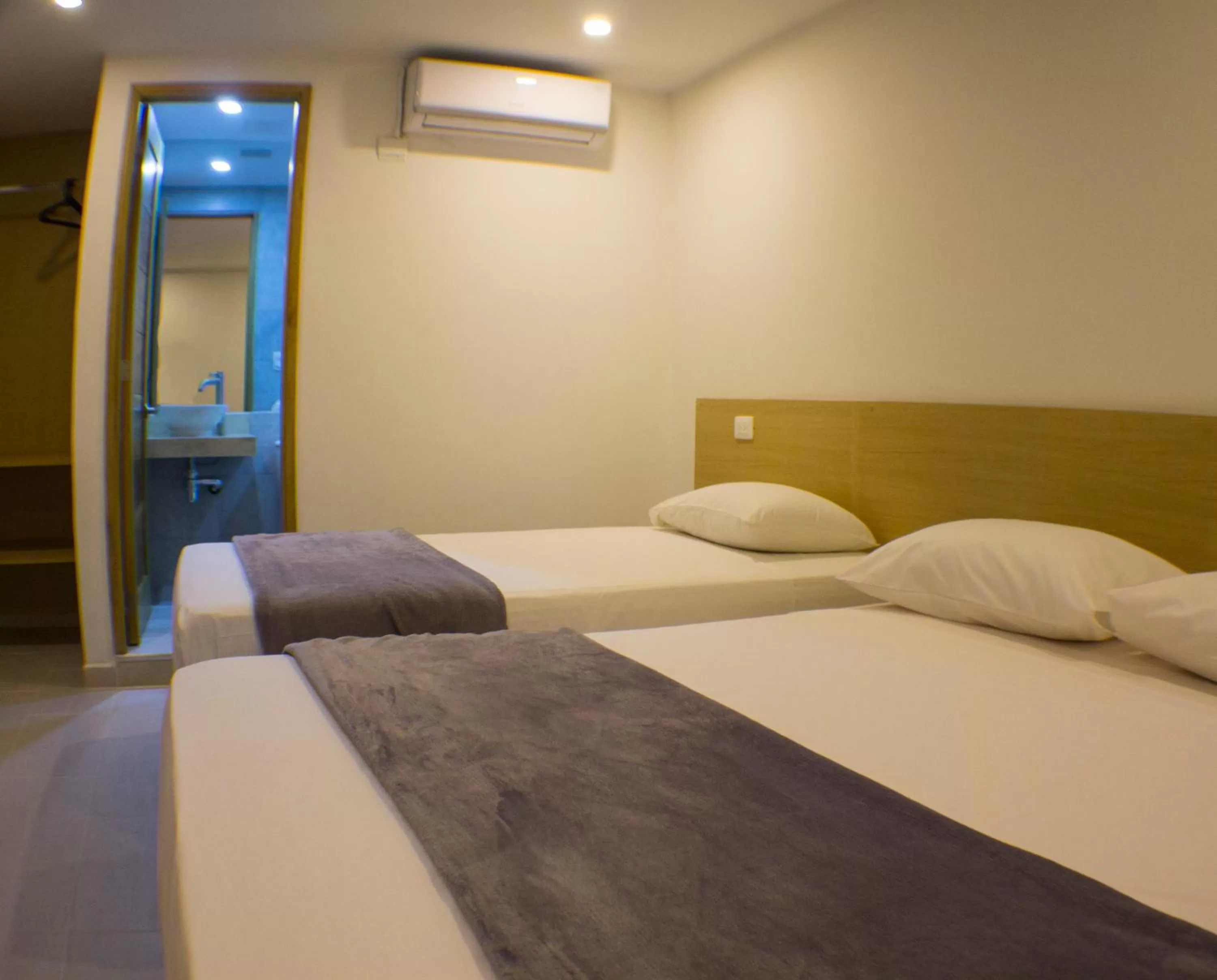 Bed in Stanza Hotel Medellin