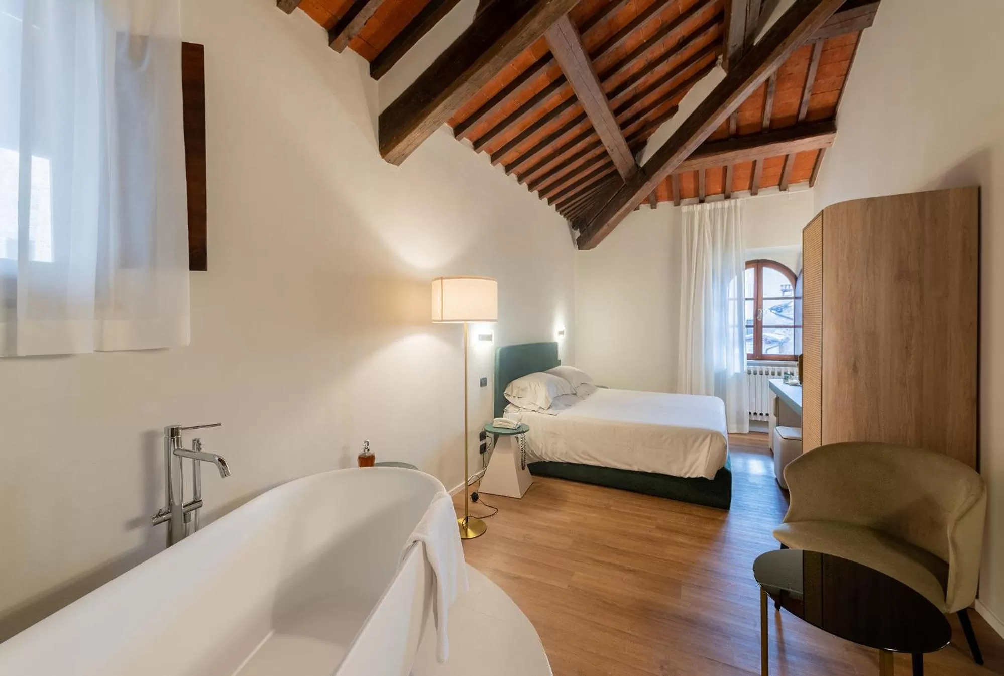 Bedroom, Bed in Hotel Gattapone