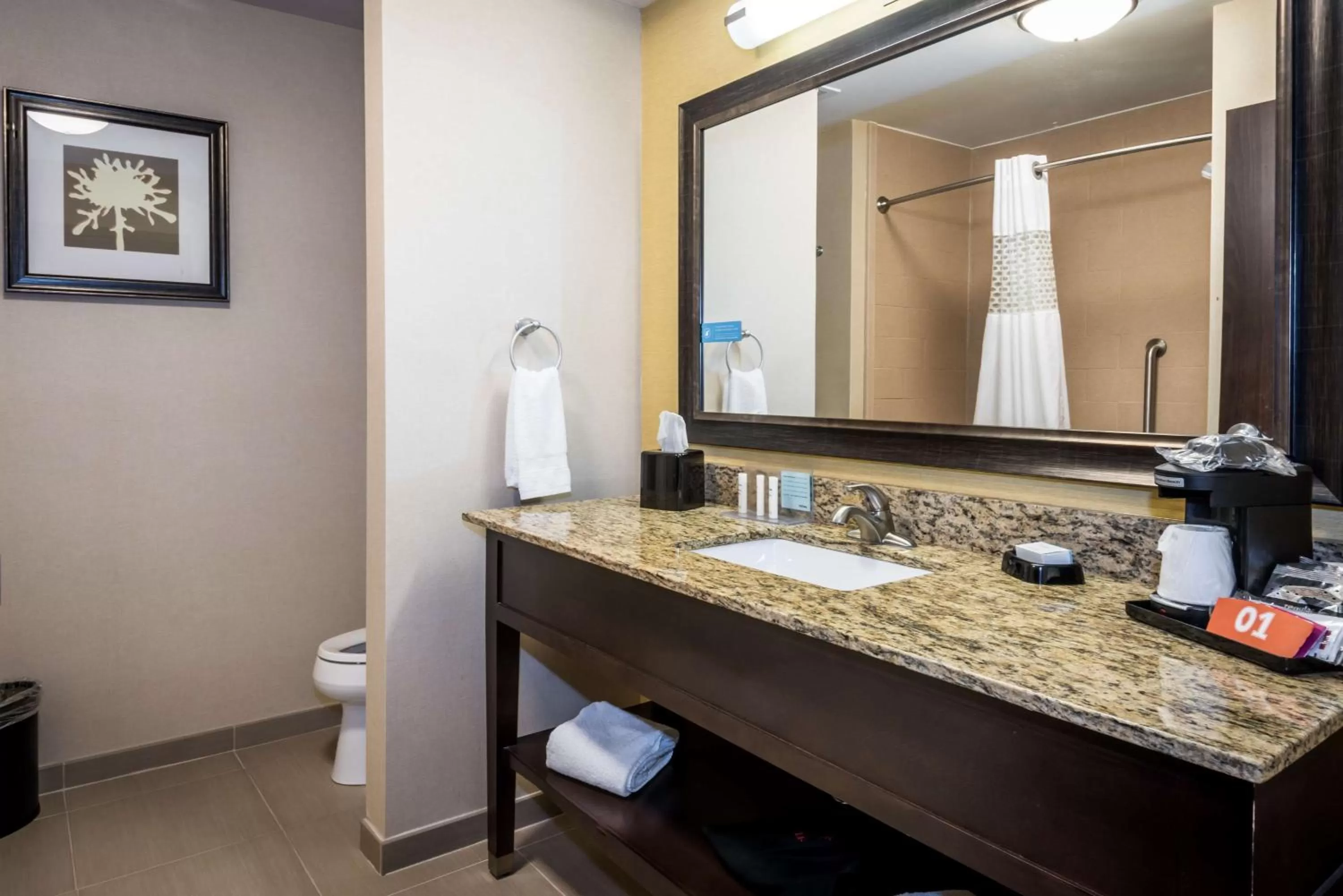 Bathroom in Hampton Inn Indianapolis NW/Zionsville