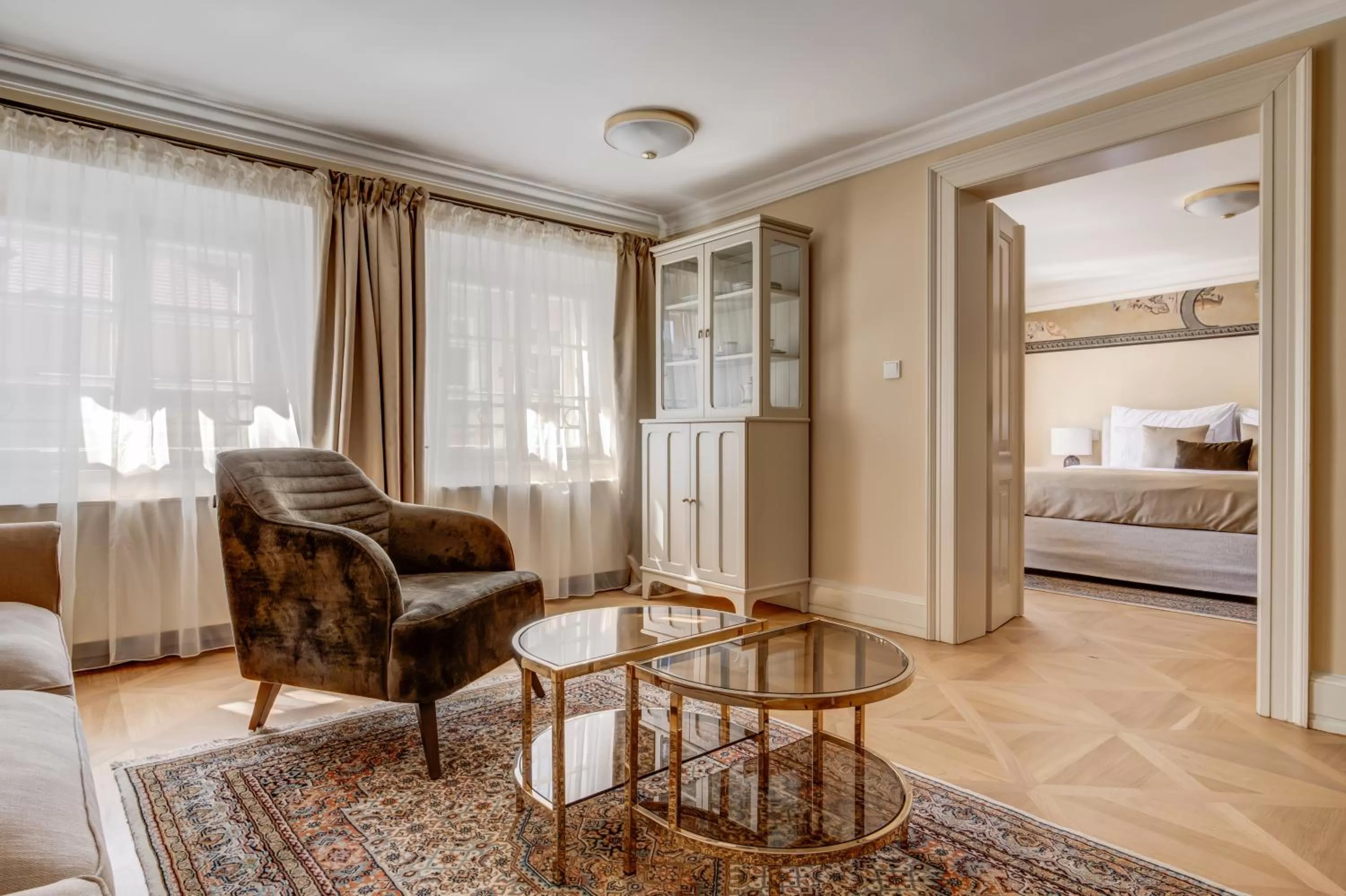 Bed in Hotel Nerudova 211