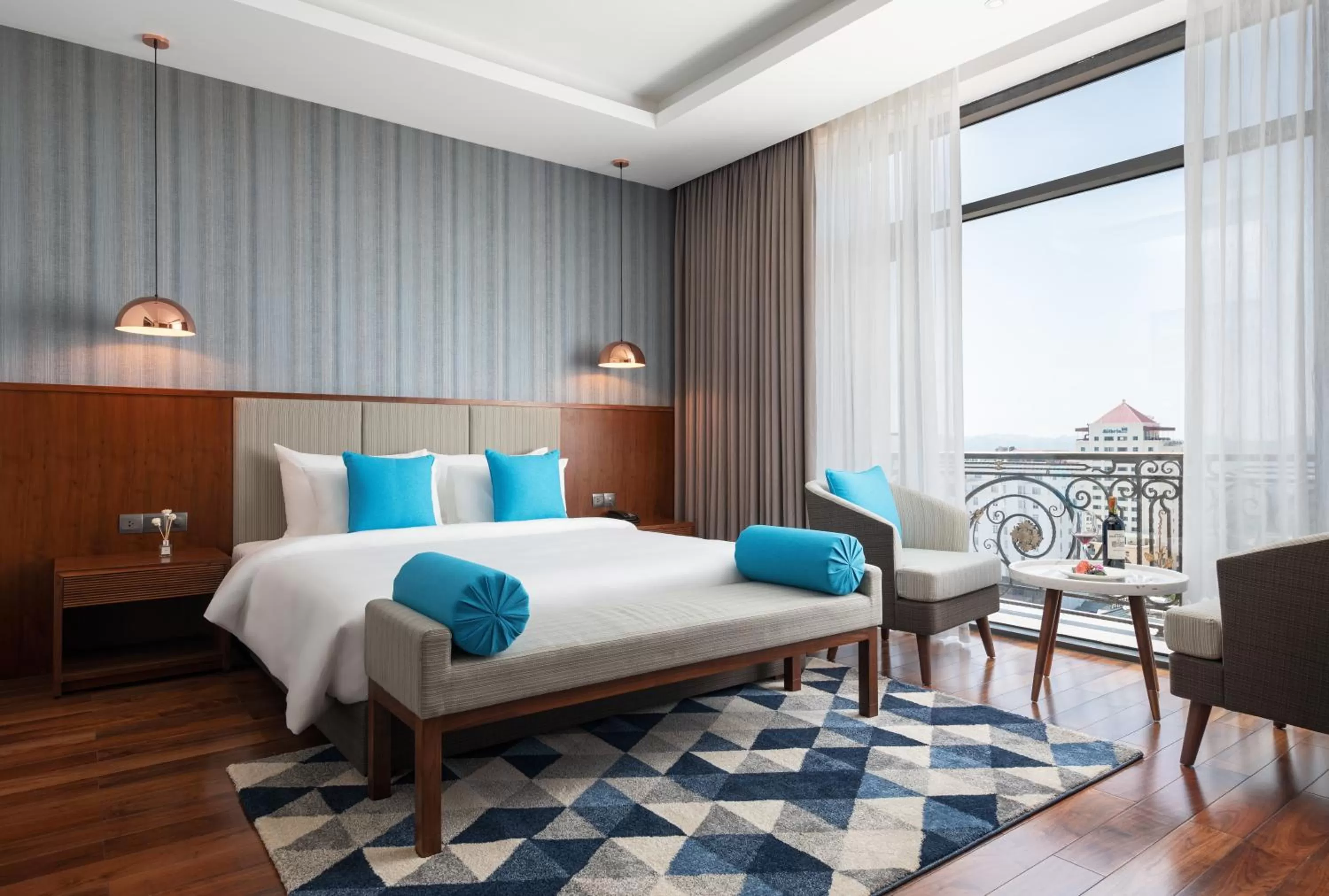 Photo of the whole room, Bed in D'Lecia Ha Long Hotel