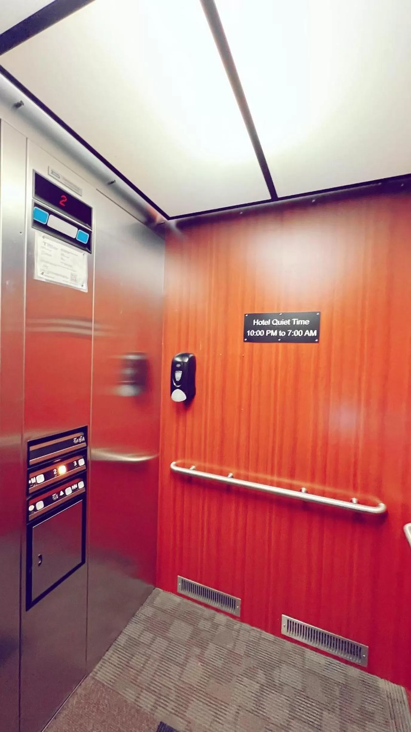 elevator in Motel 6-Regina, SK