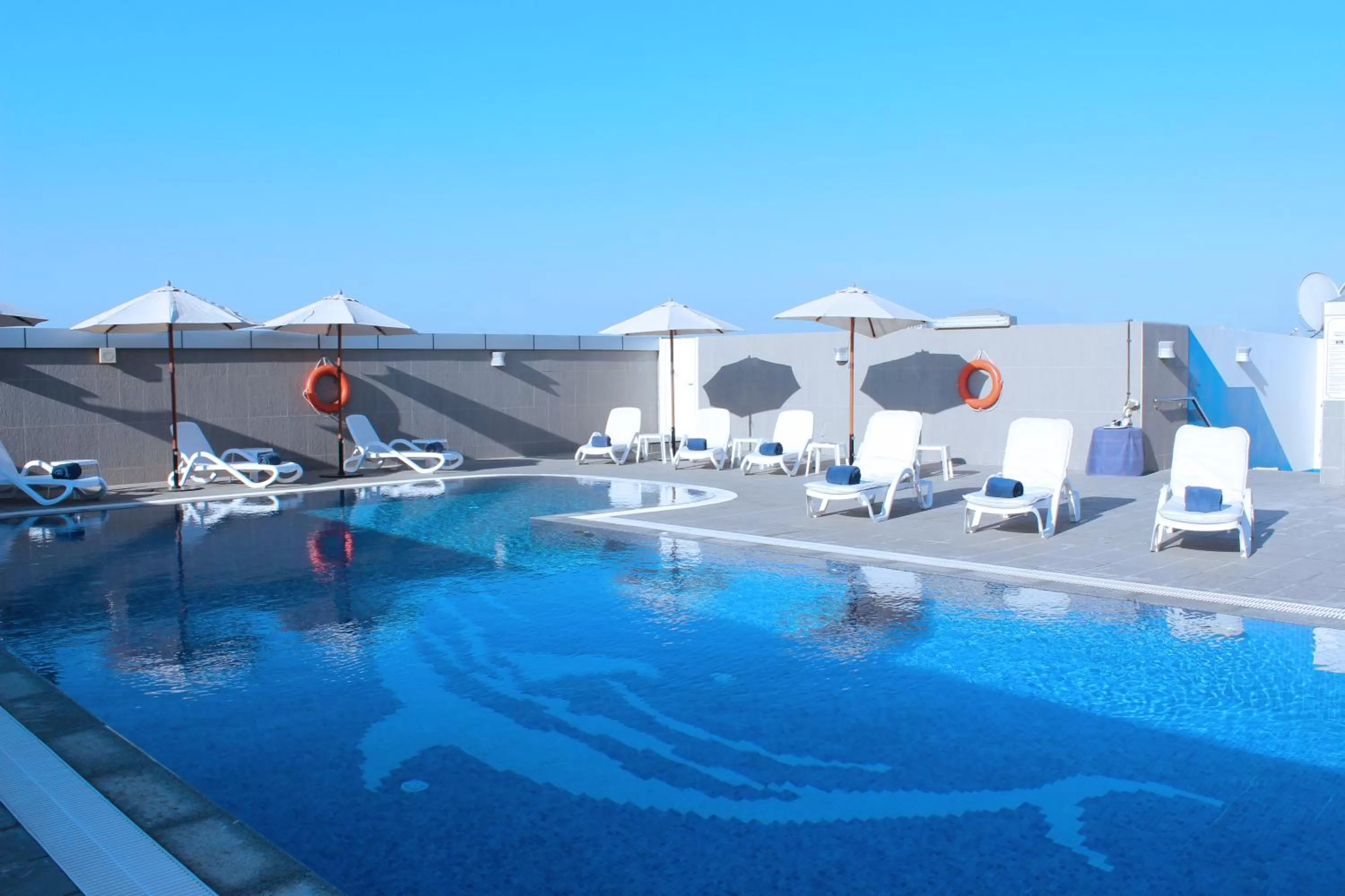 Swimming pool in Al Diar Sawa Hotel Apartments