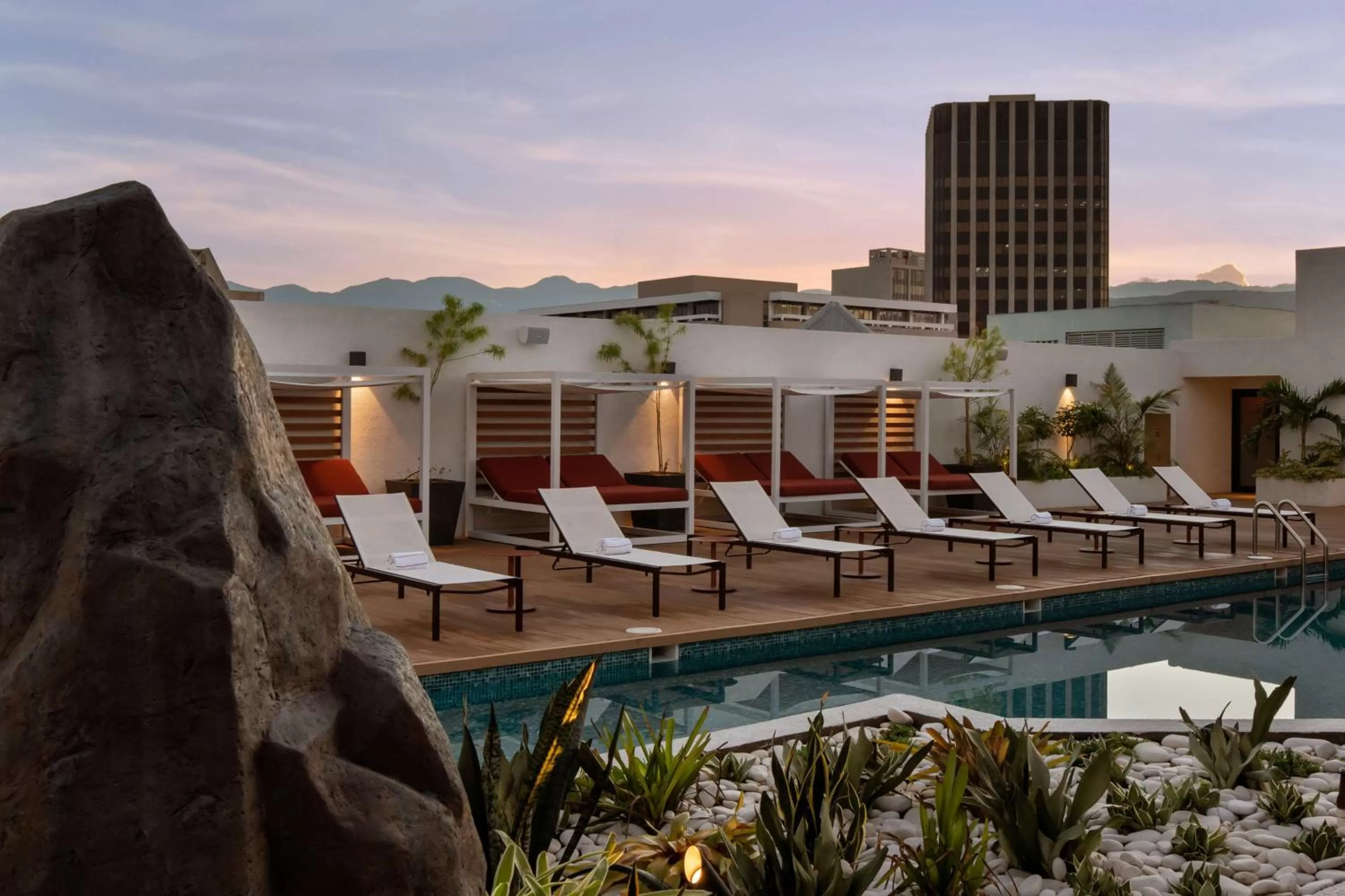 Pool view in ROK Hotel Kingston, Tapestry Collection By Hilton