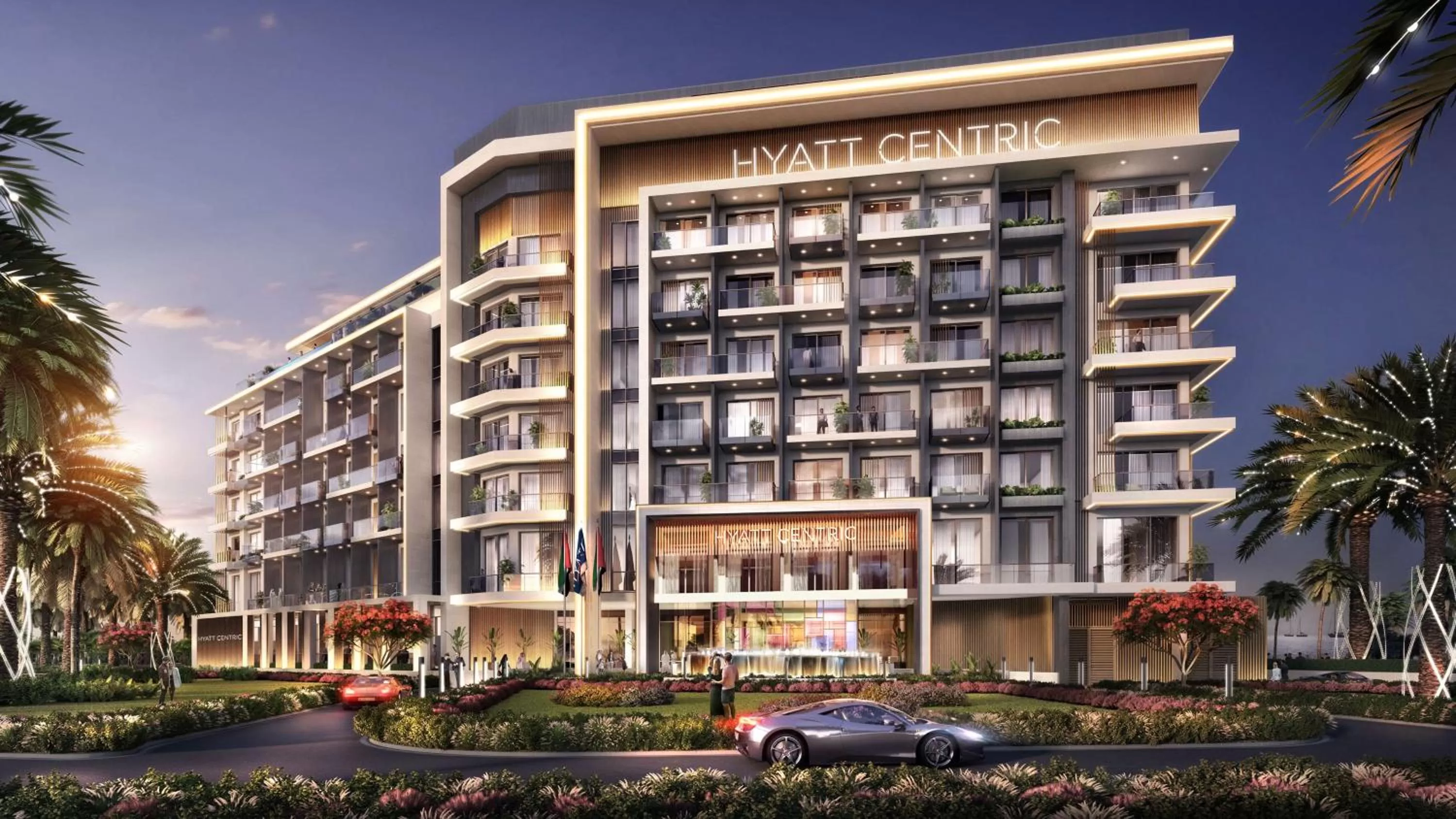 Property building in Hyatt Centric Jumeirah Dubai