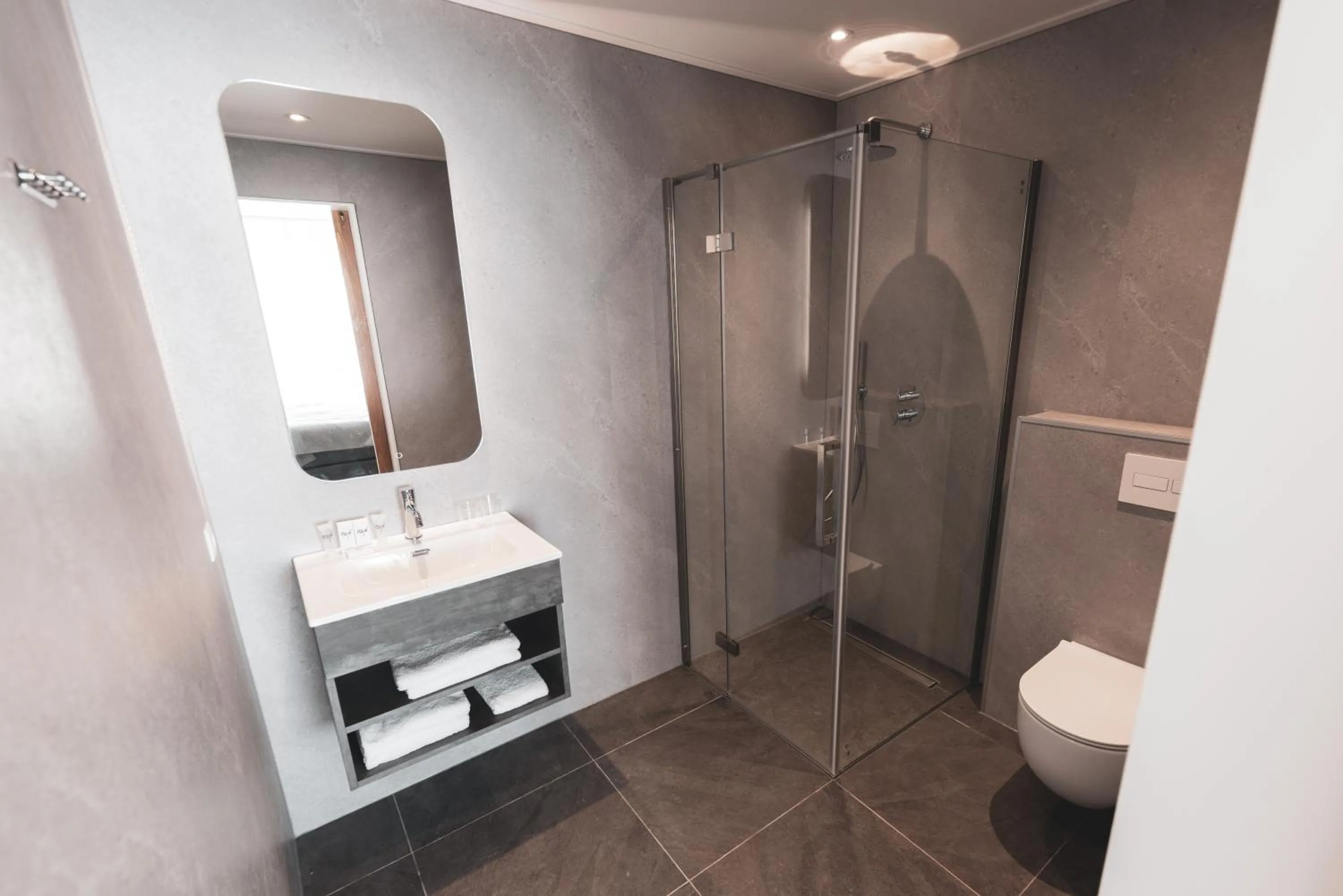 Shower, Bathroom in Hajé Hotel Joure