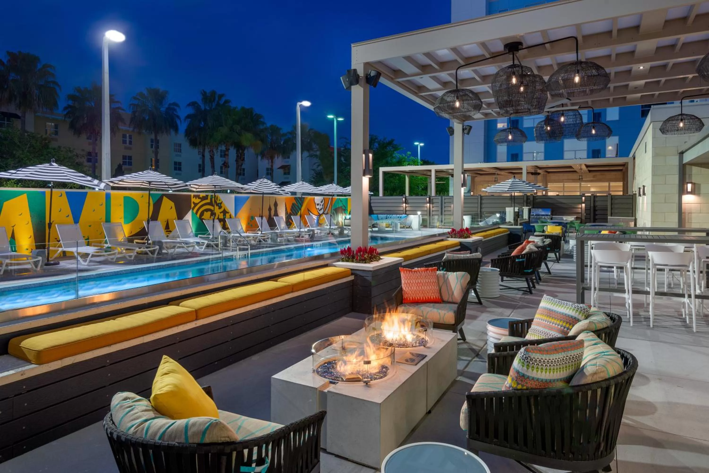 Patio in Hyatt House Tampa Airport/Westshore