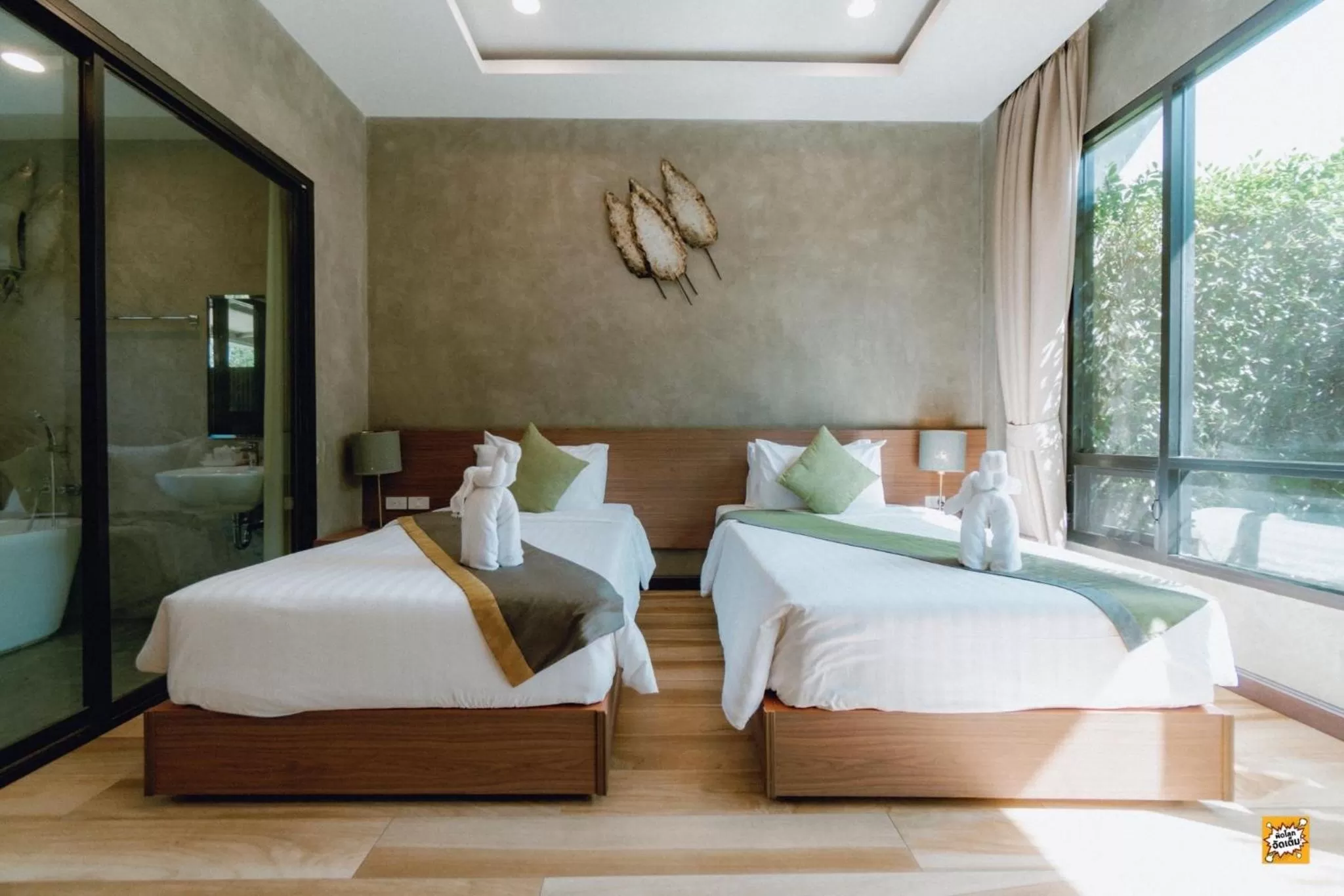 Bed in Blue River Resort