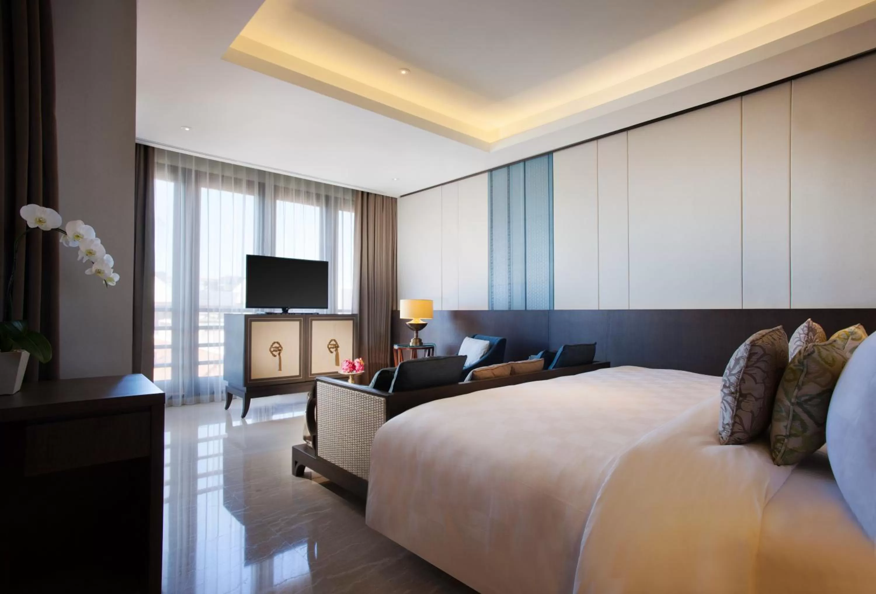 Garden view, Bed in The Anvaya Beach Resort Bali