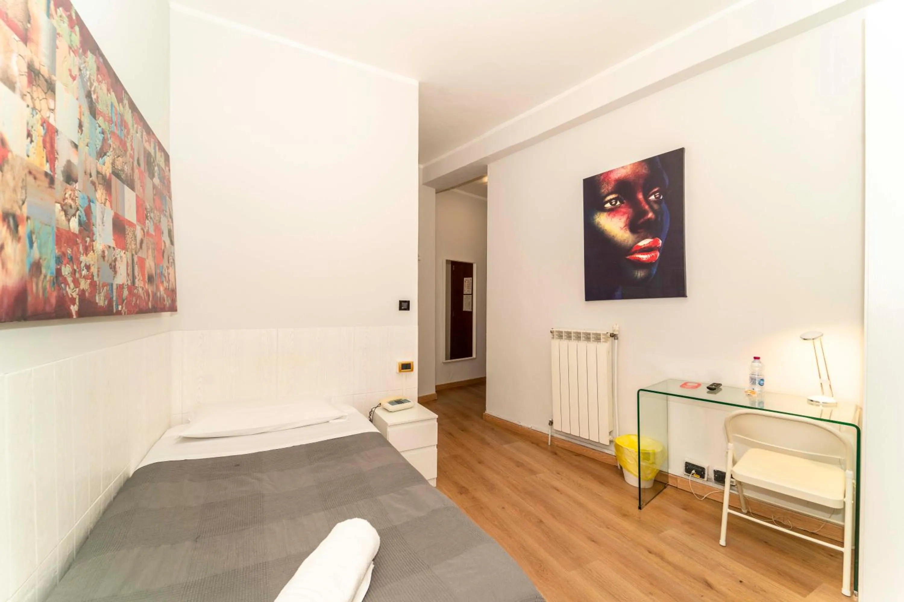 Bed in Hotel Cristallo Torino