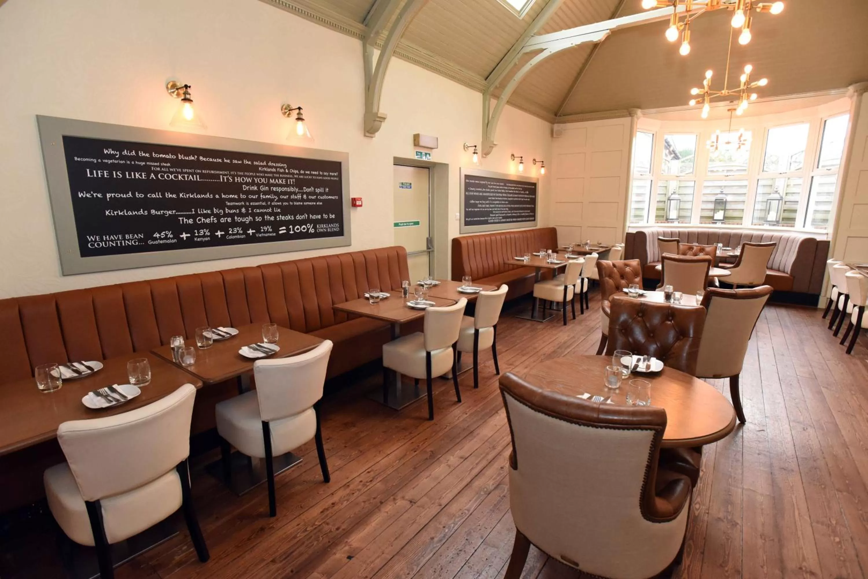 Restaurant/places to eat in Kirklands Hotel