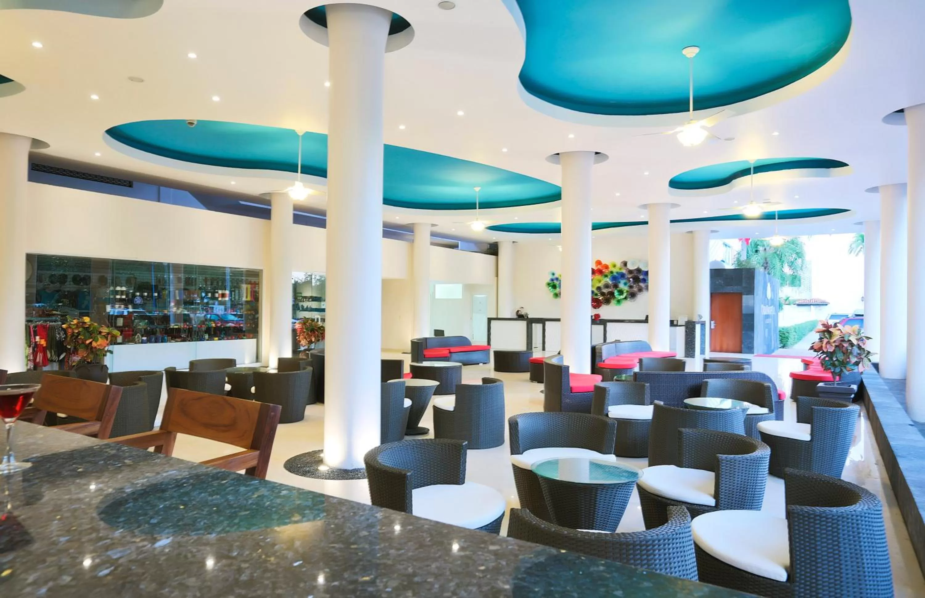 Facade/entrance in Crown Paradise Club Puerto Vallarta All Inclusive