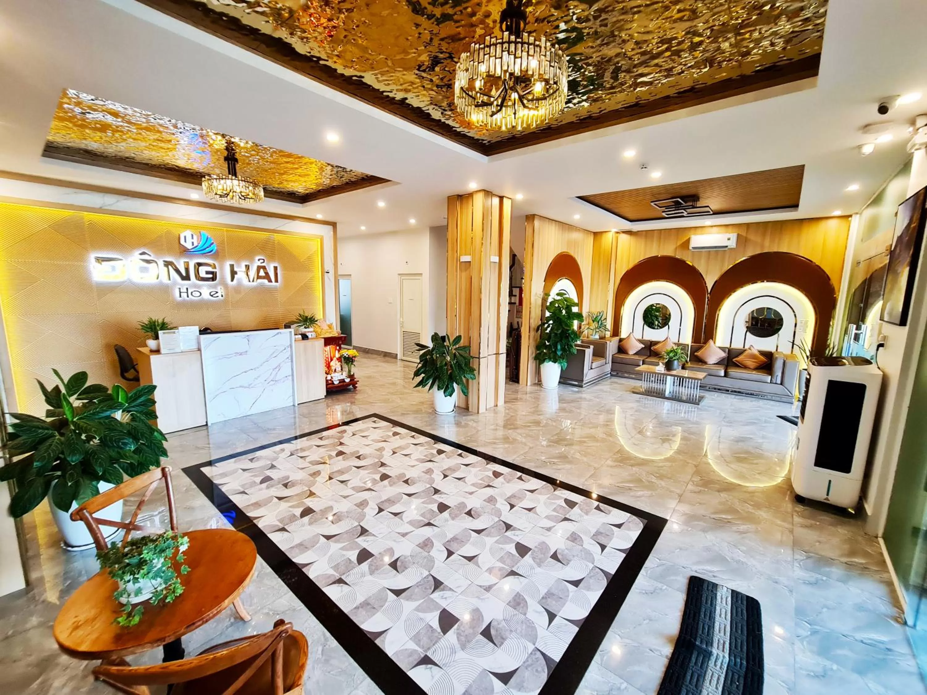 Lobby or reception in Dong Hai Hotel _ Rach Gia