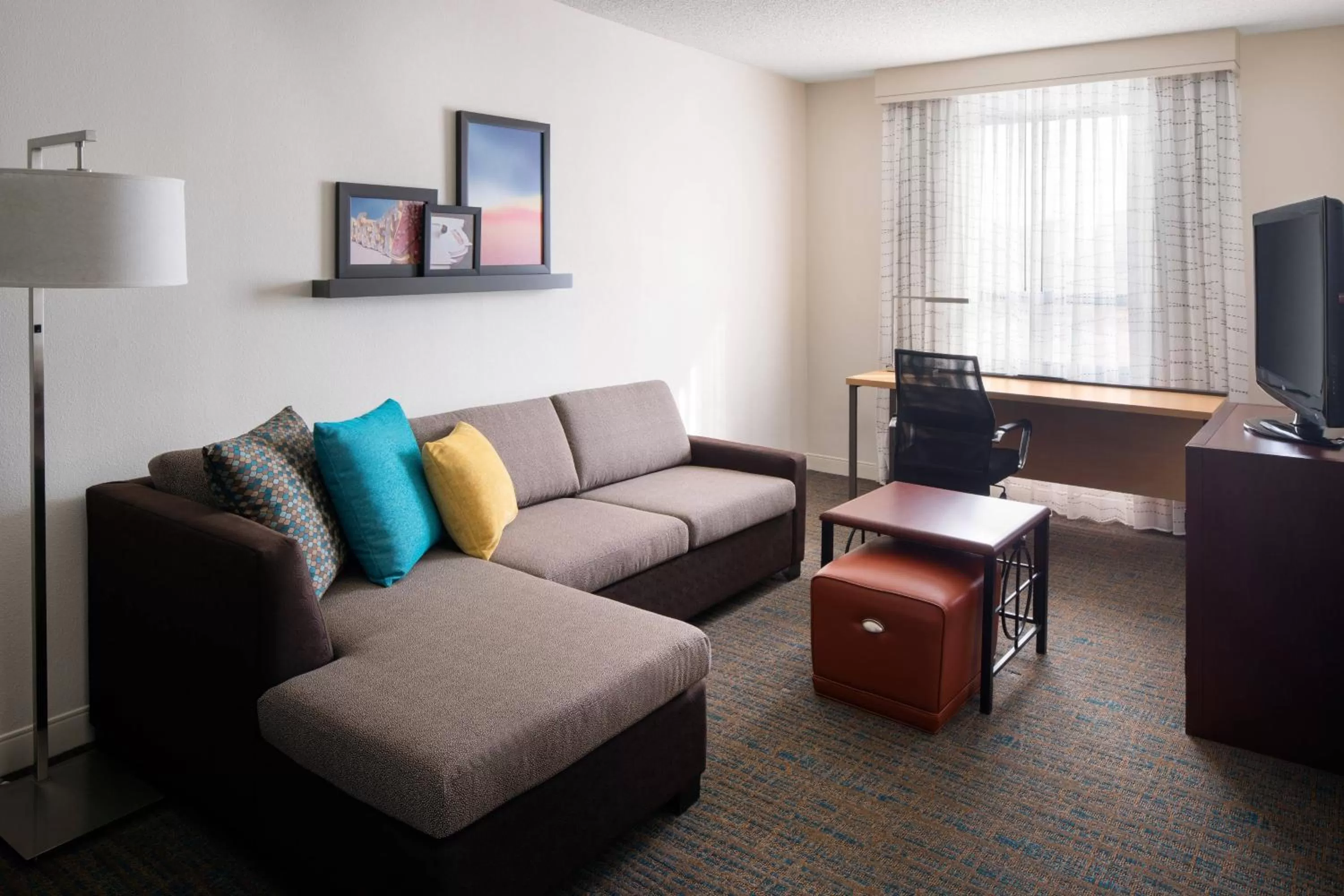 Living room in Residence Inn by Marriott Las Vegas Hughes Center