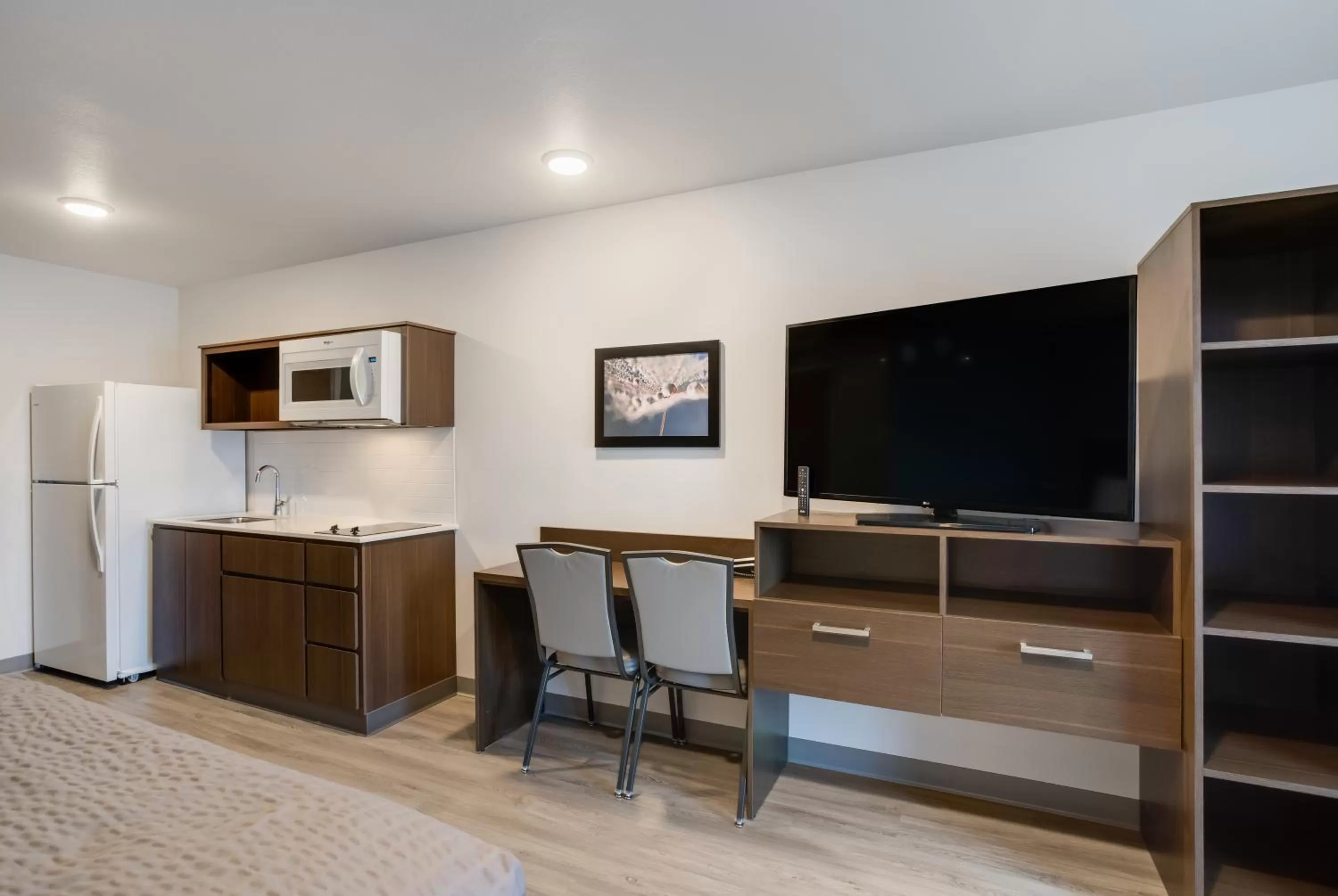 Kitchen or kitchenette in WoodSpring Suites Smyrna-La Vergne