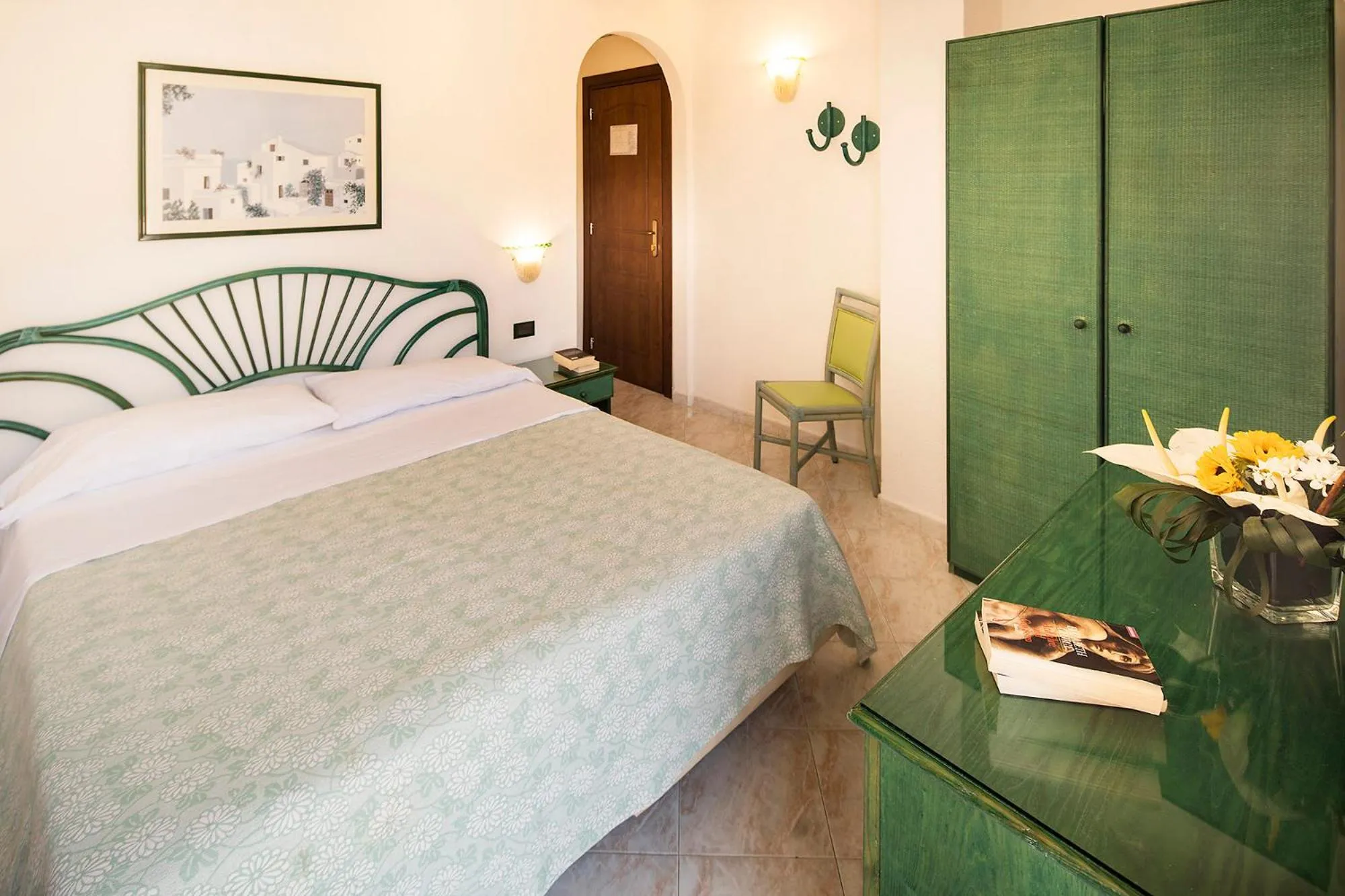 Bed in Hotel Terme Royal Palm