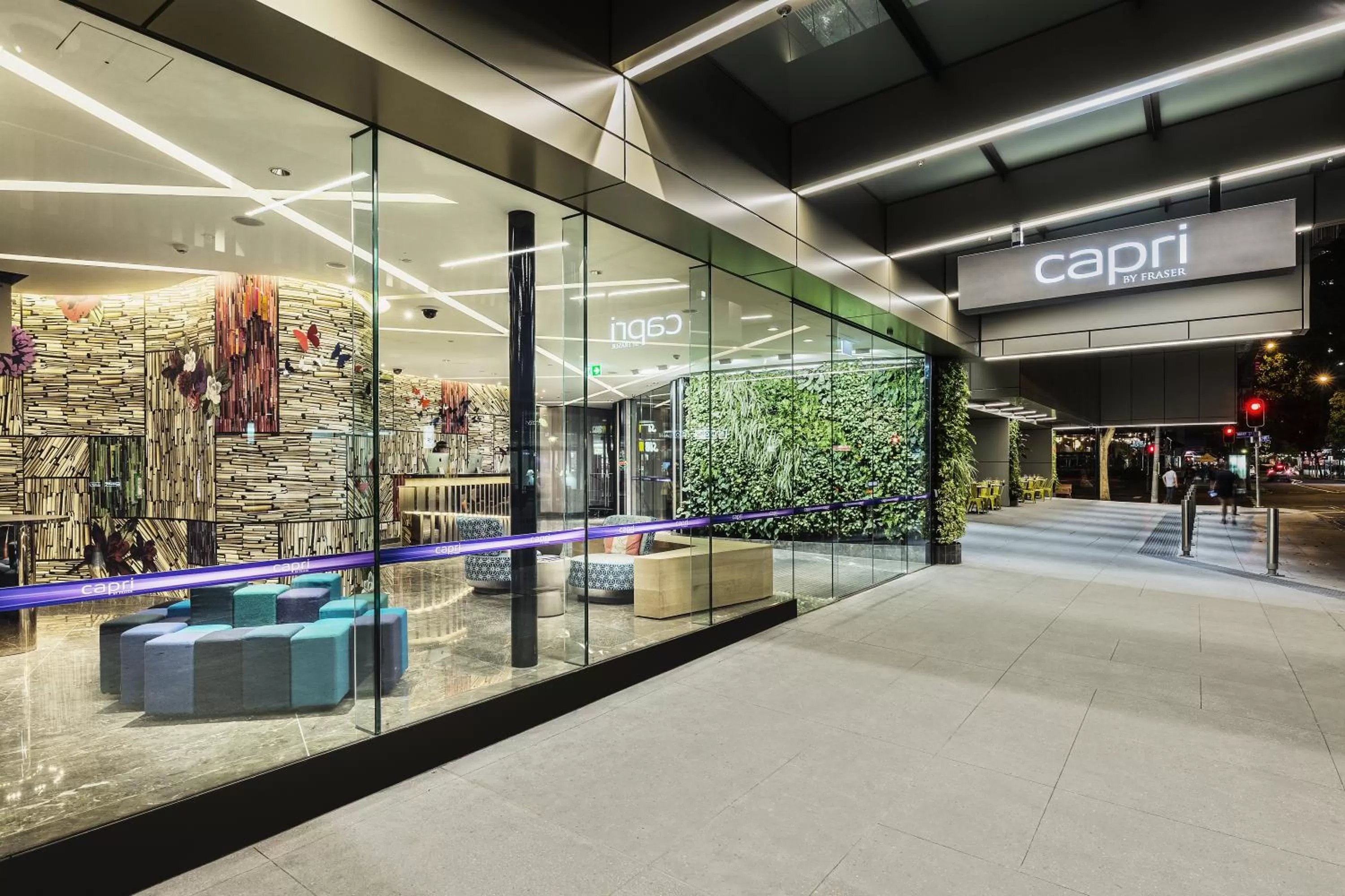 Facade/entrance in Capri by Fraser Brisbane