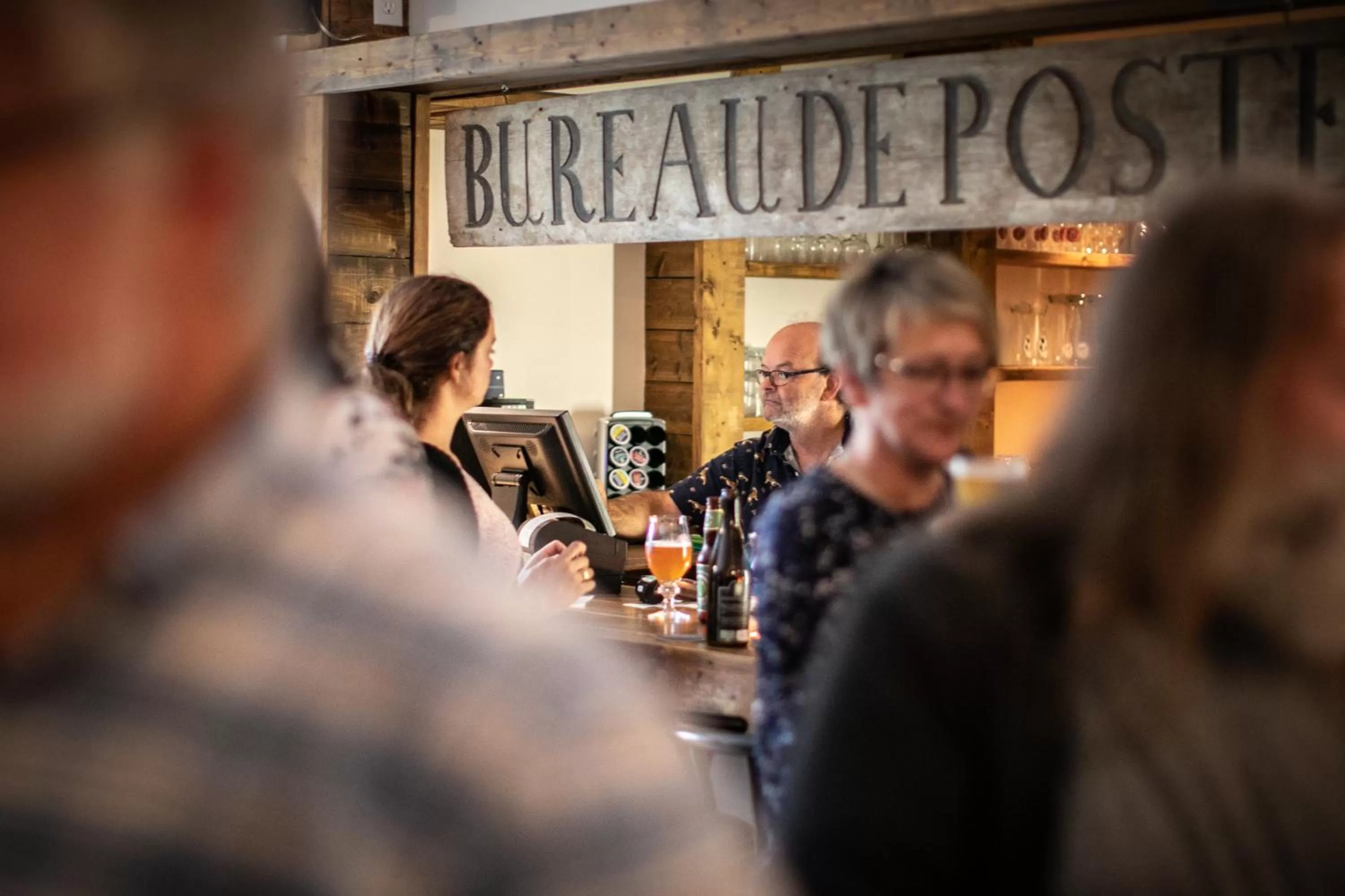 Lounge or bar in Auberge Seigneurie des Monts