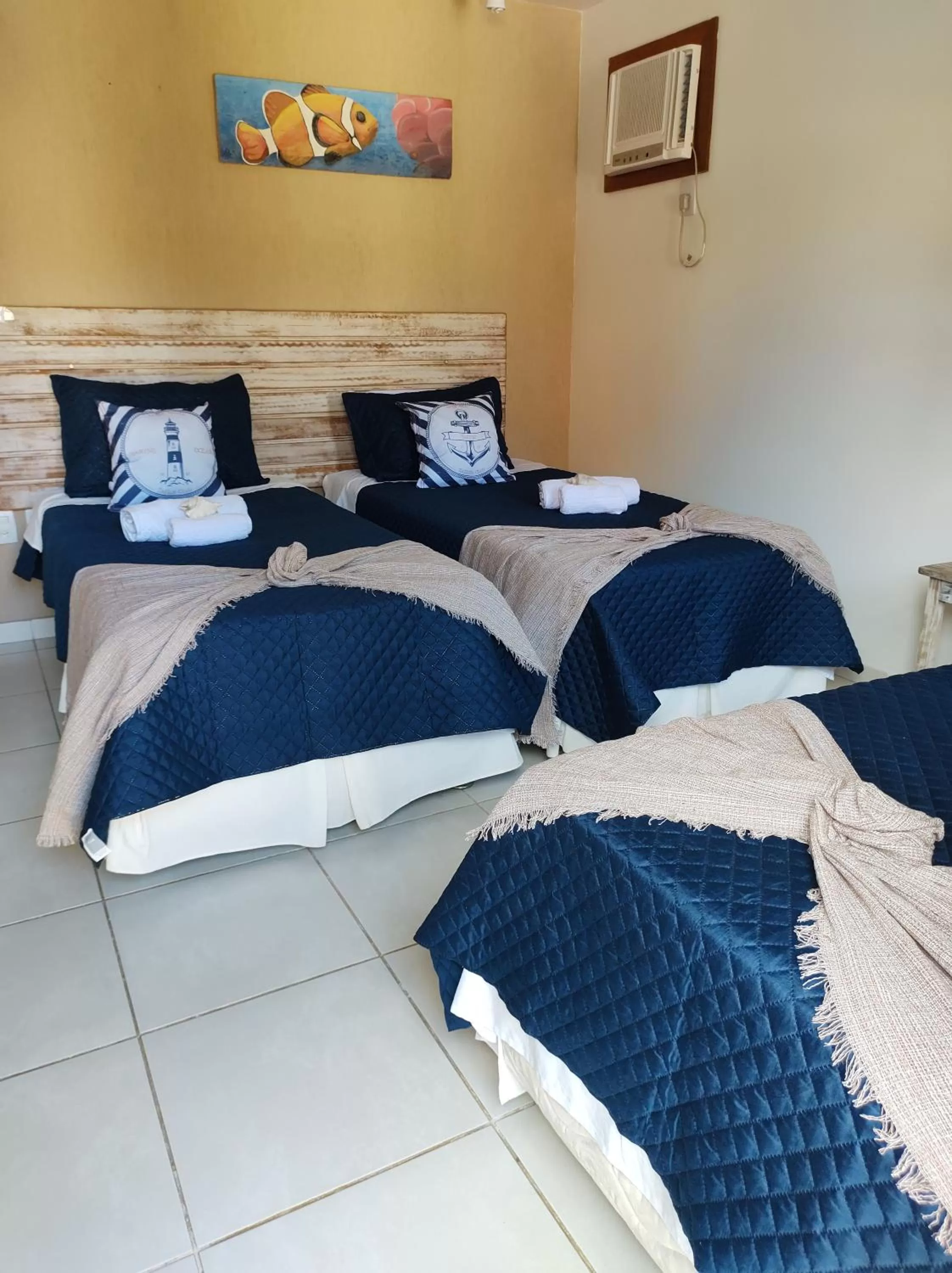 Bed in Pousada Casa da Aroeira