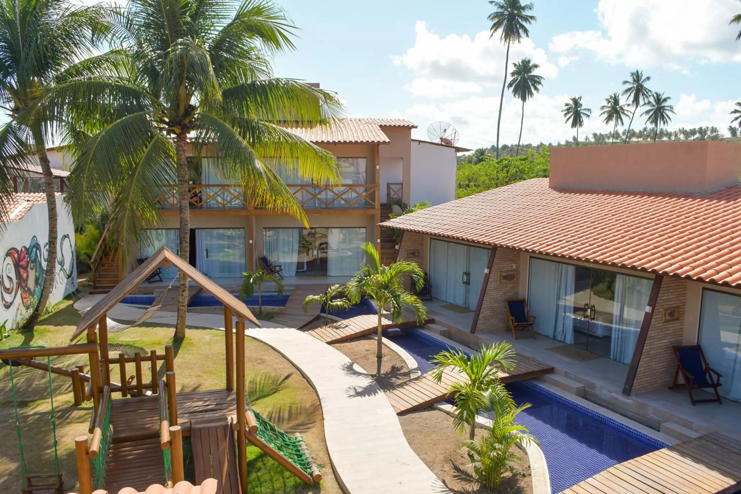 Pool View in Pousada Sol e Mar