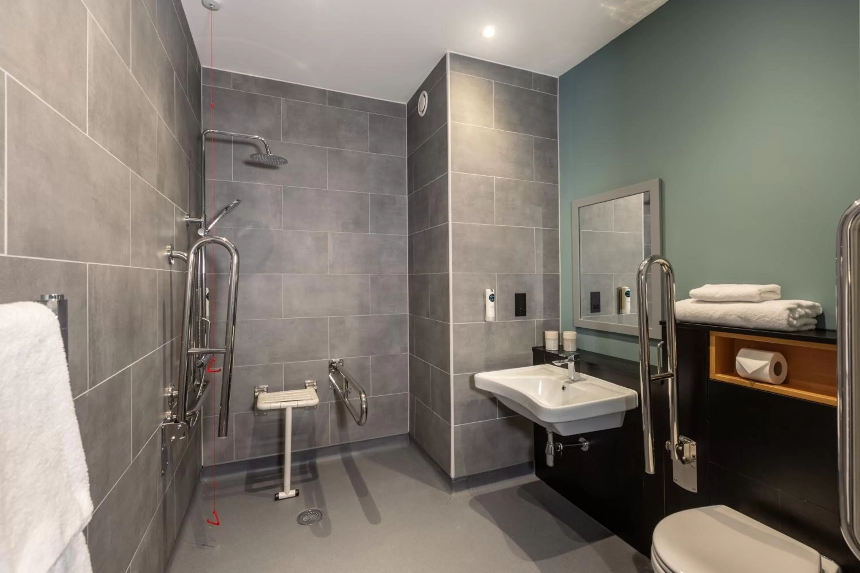 Toilet in Holiday Inn - the niu, Loom Manchester North by IHG